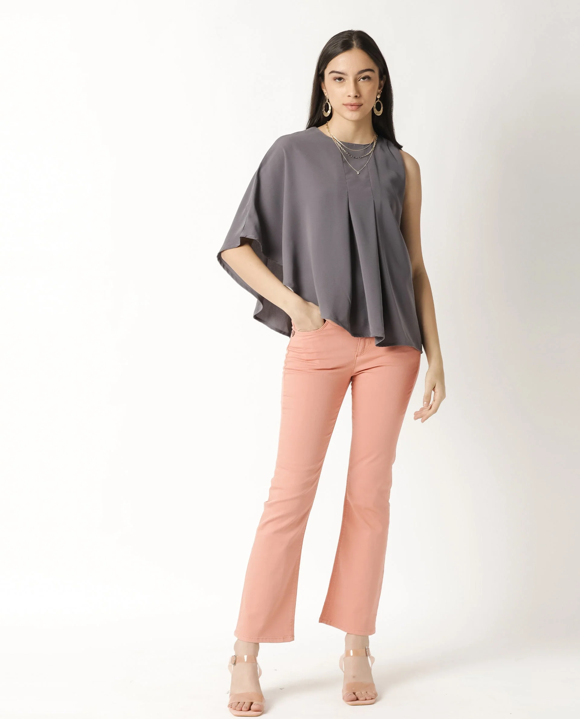 Rareism Women's Hudy Grey Top - Image 9