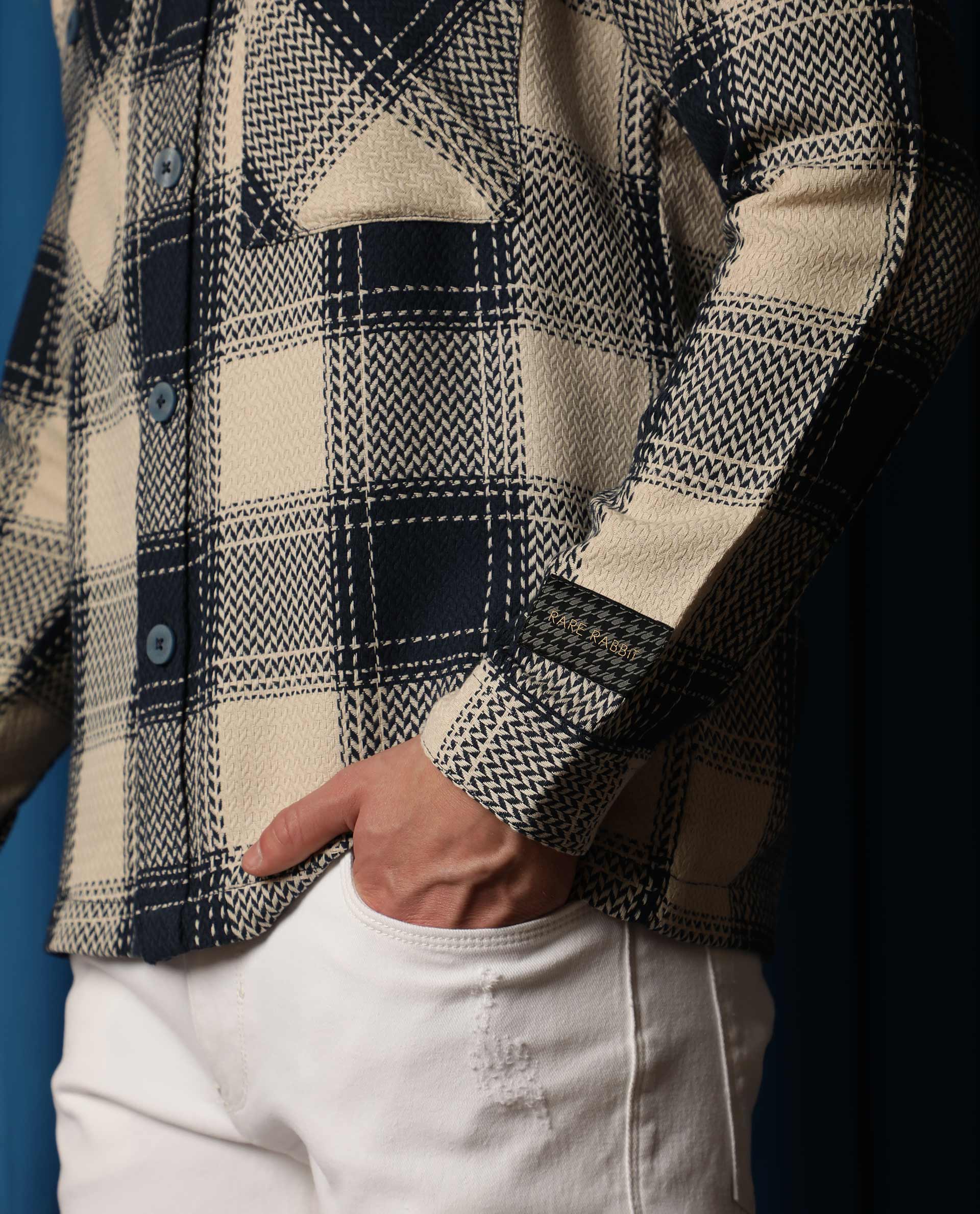 Rare Rabbit Men's Hunter Navy Regular Fit Jacket - Image 4