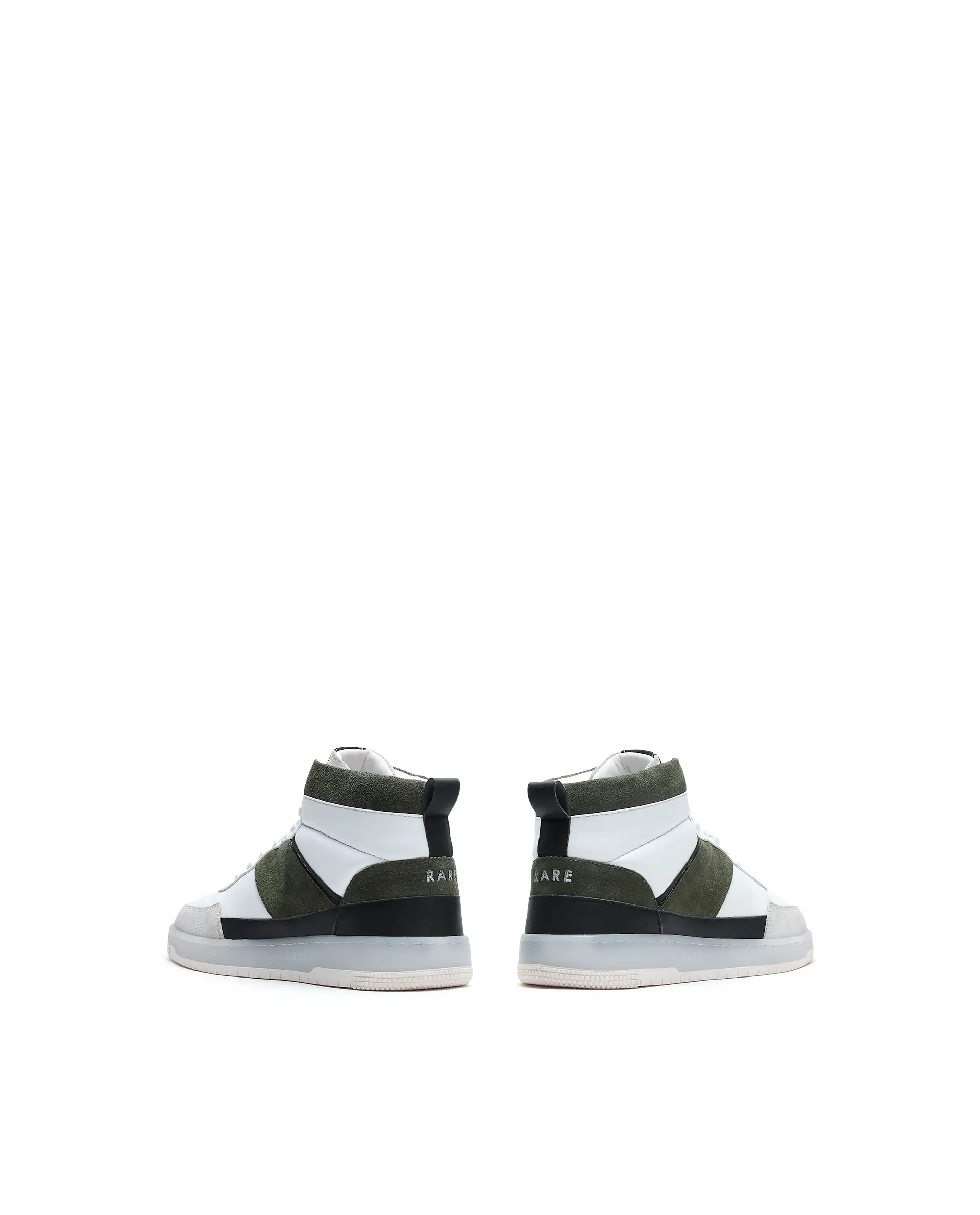 Rare Rabbit Men's Ignite Olive Micro Fiber Leather Sneaker - Image 3