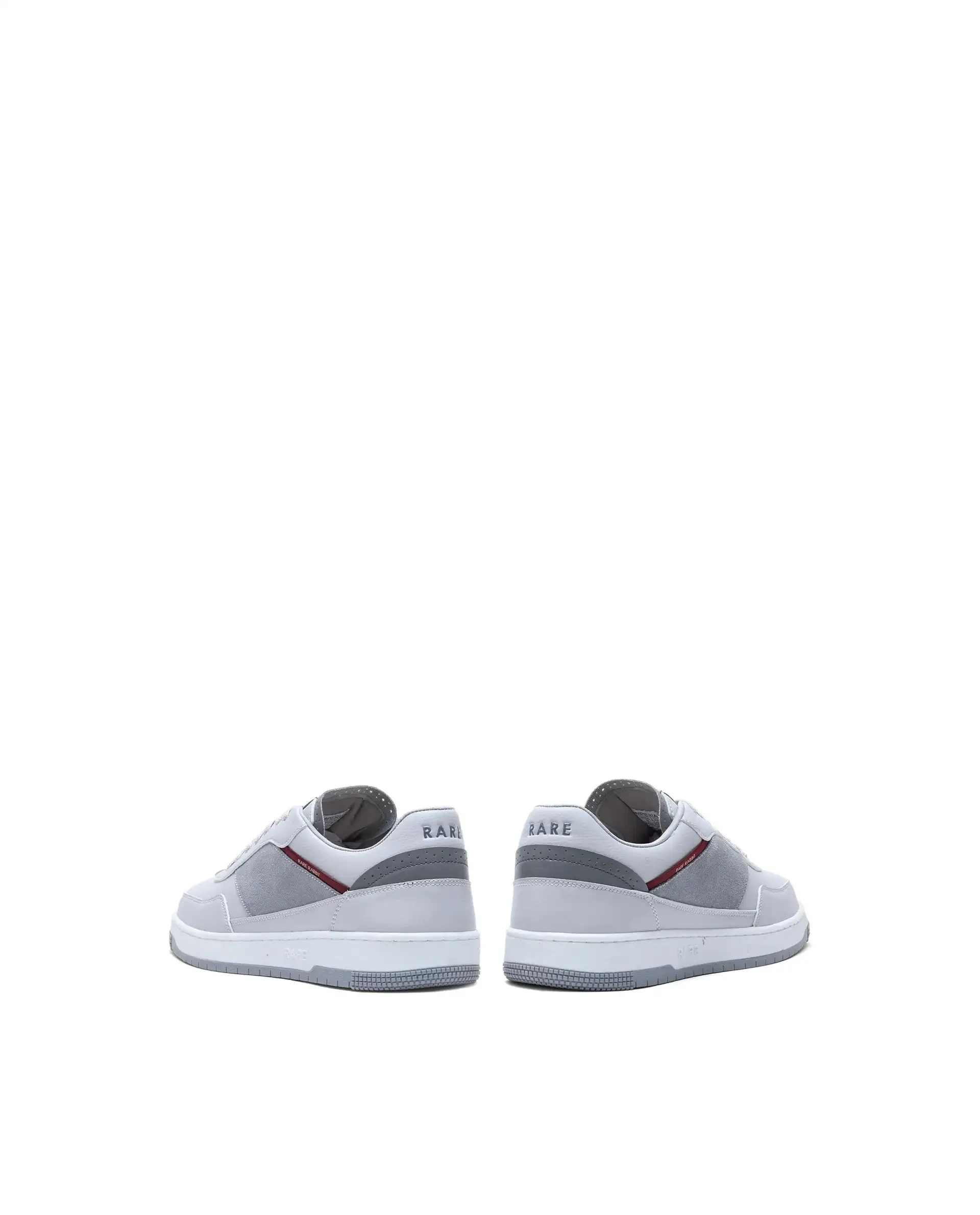 Rare Rabbit Men's Imperia Grey Micro Fiber Lace-Up Closure Sneaker - Image 7