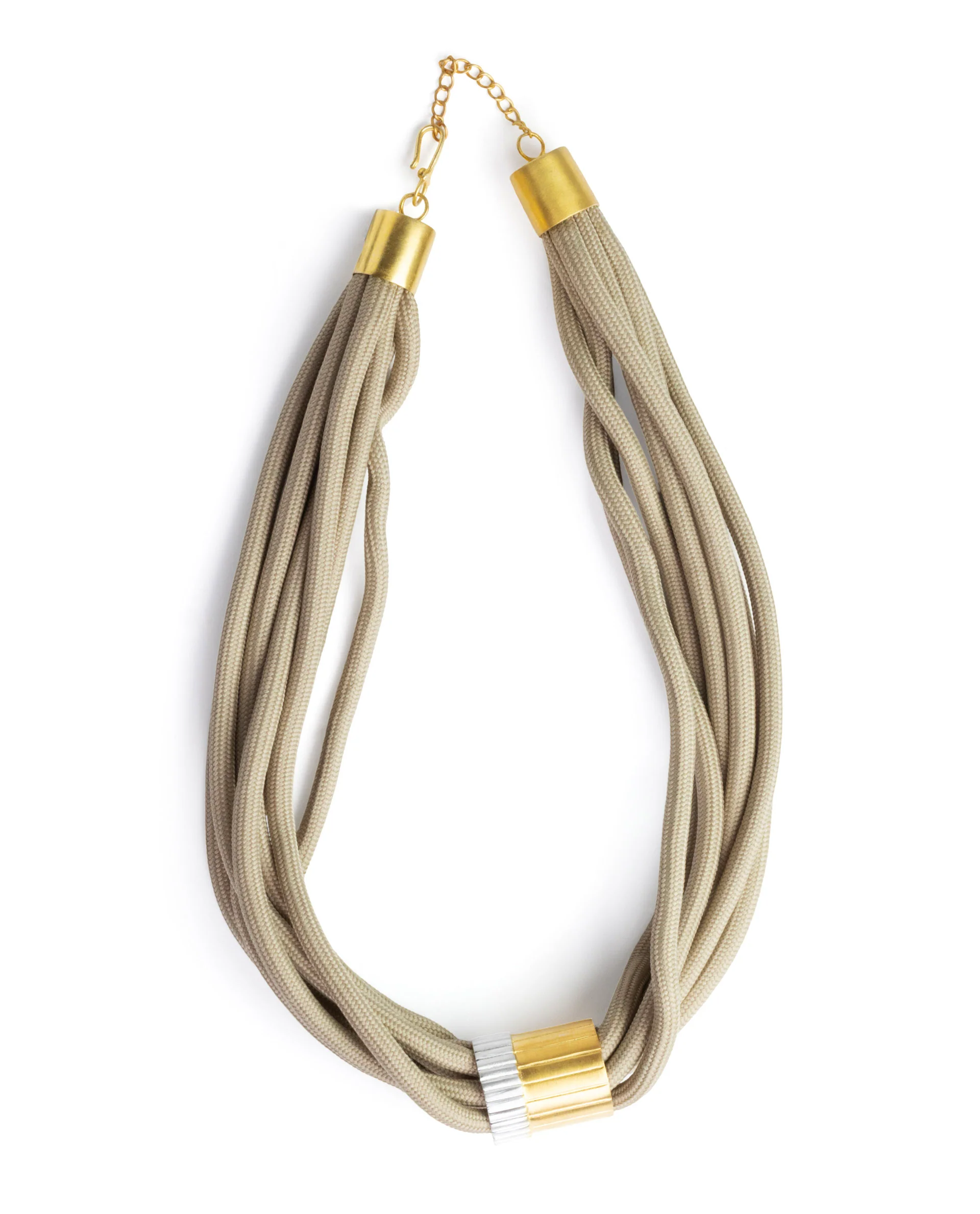 Rareism Women Impression Biege Necklace - Image 3