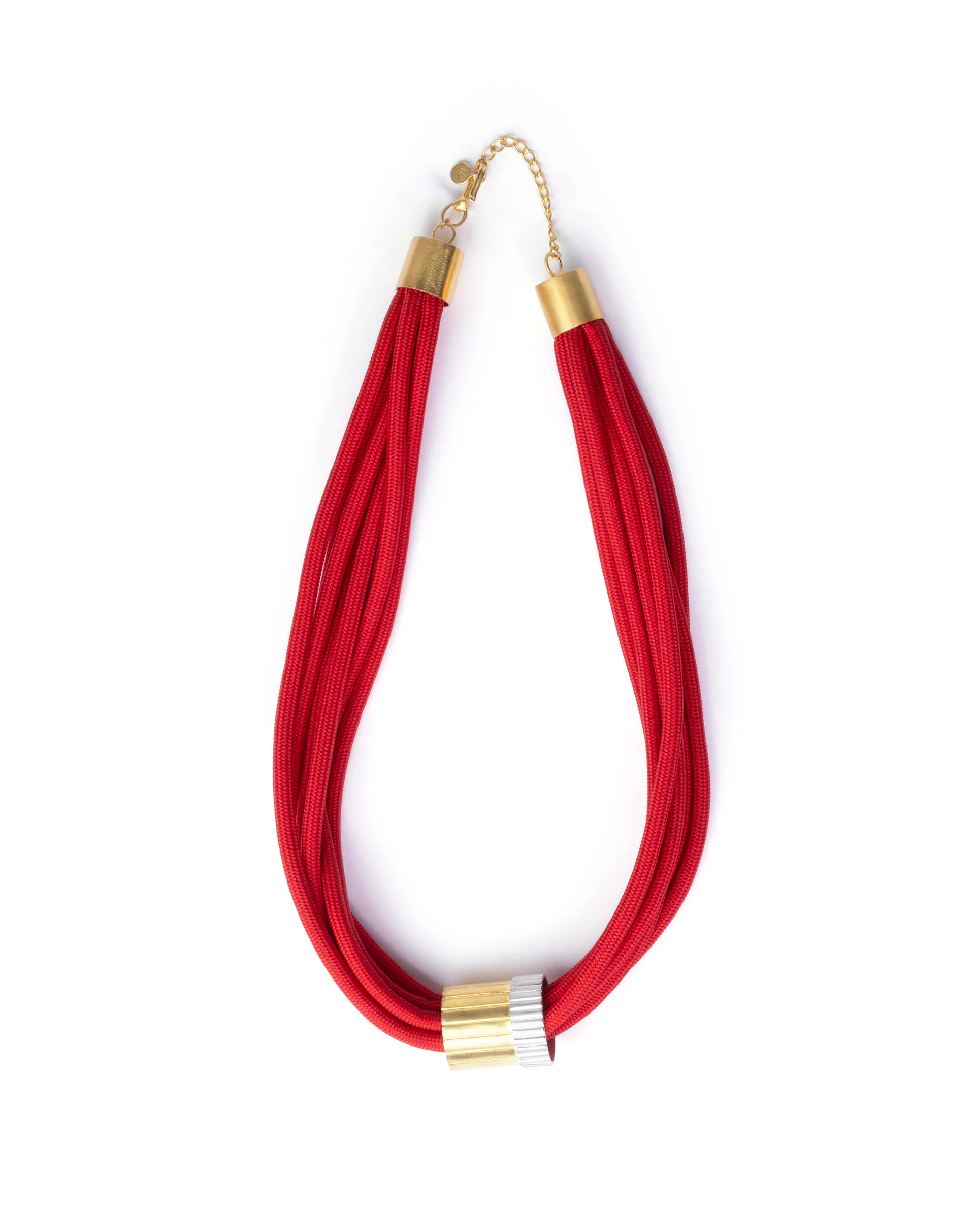 Rareism Women Impression Red Neckalce - Image 2