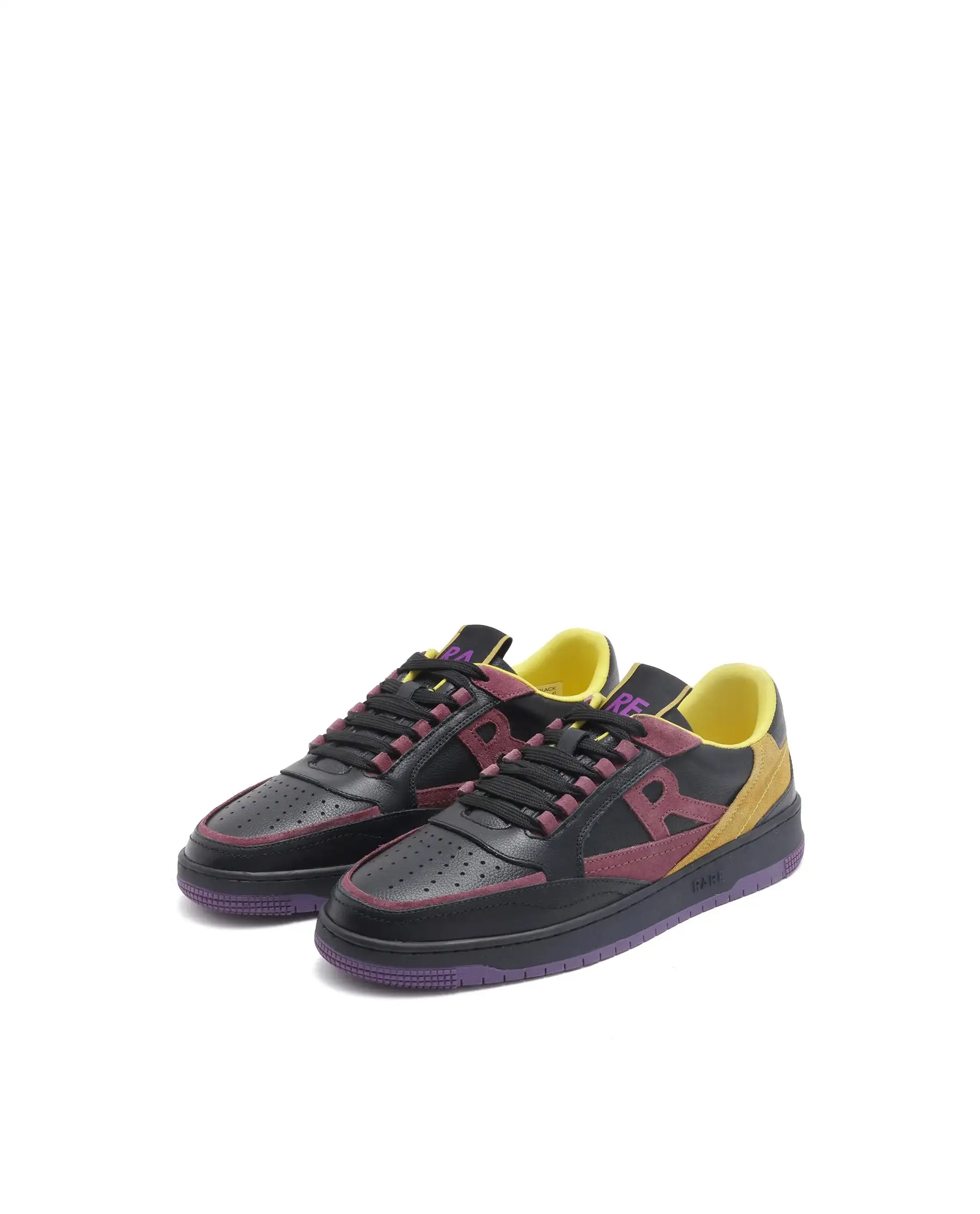 Rare Rabbit Men Inferno Black Lace-Up Closure Sneaker - Image 3