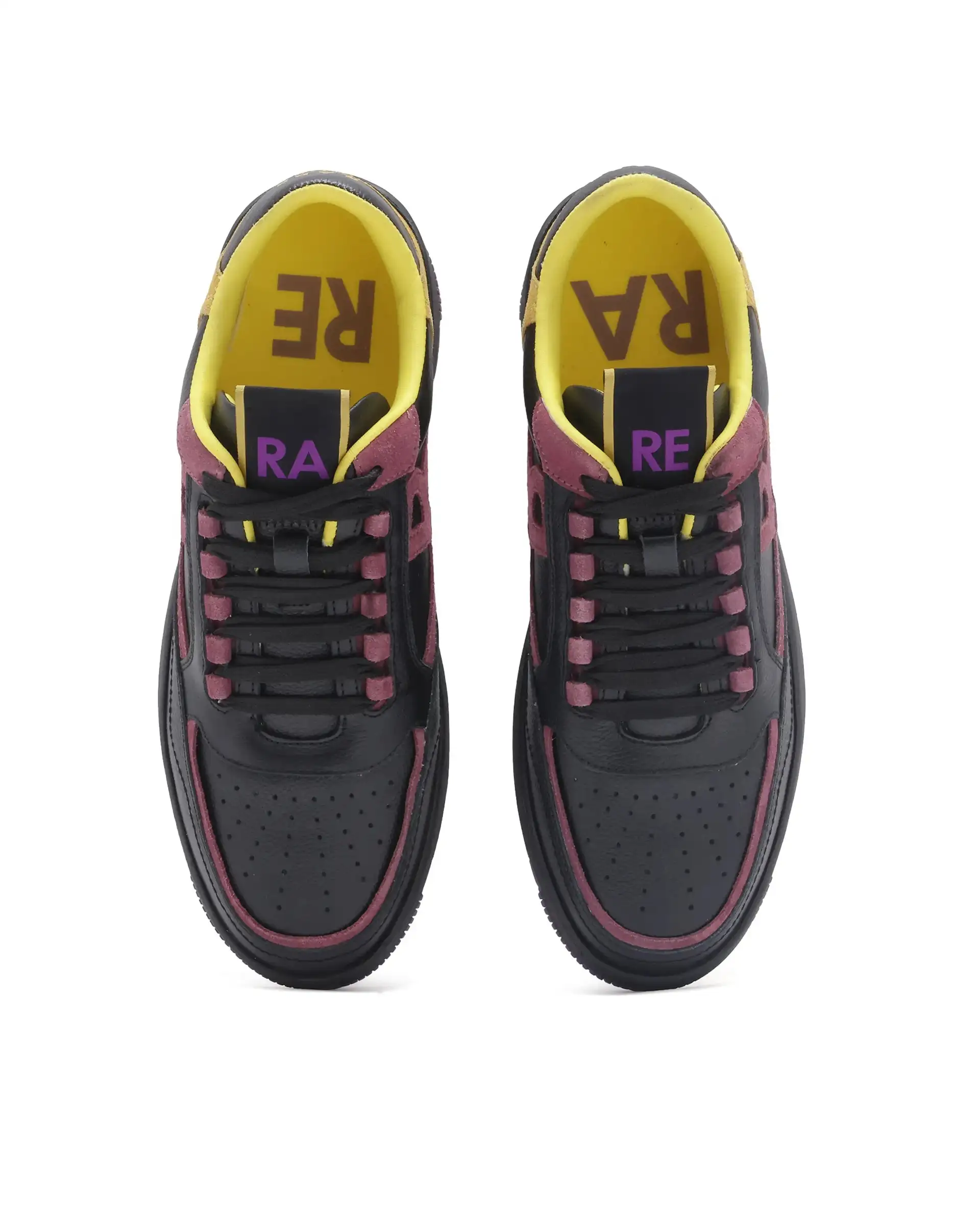 Rare Rabbit Men Inferno Black Lace-Up Closure Sneaker - Image 5