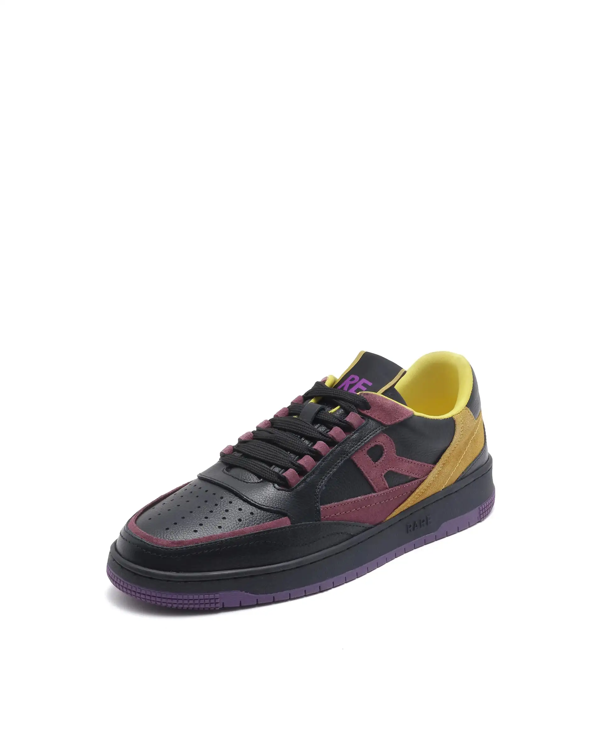 Rare Rabbit Men Inferno Black Lace-Up Closure Sneaker - Image 8
