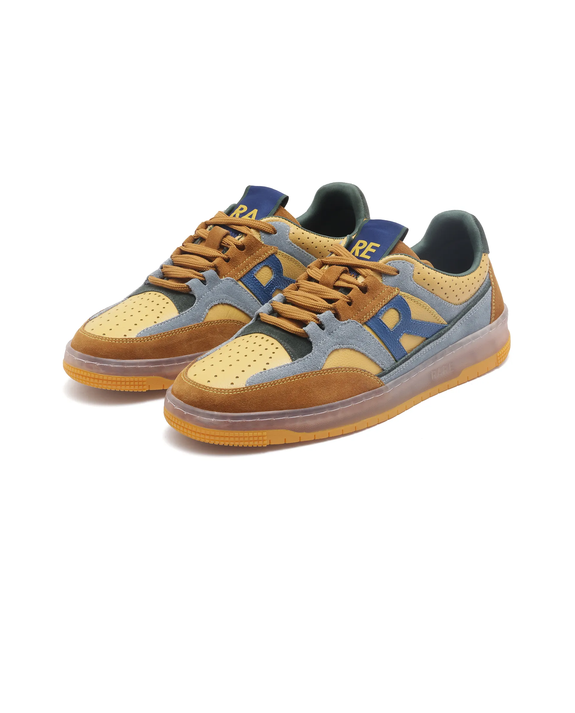 Rare Rabbit Men Inferno Yellow Lace-Up Closure Sneaker - Image 3