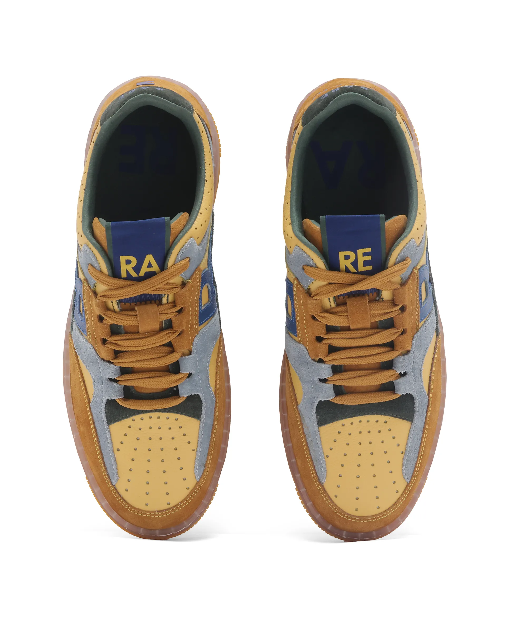 Rare Rabbit Men Inferno Yellow Lace-Up Closure Sneaker - Image 5