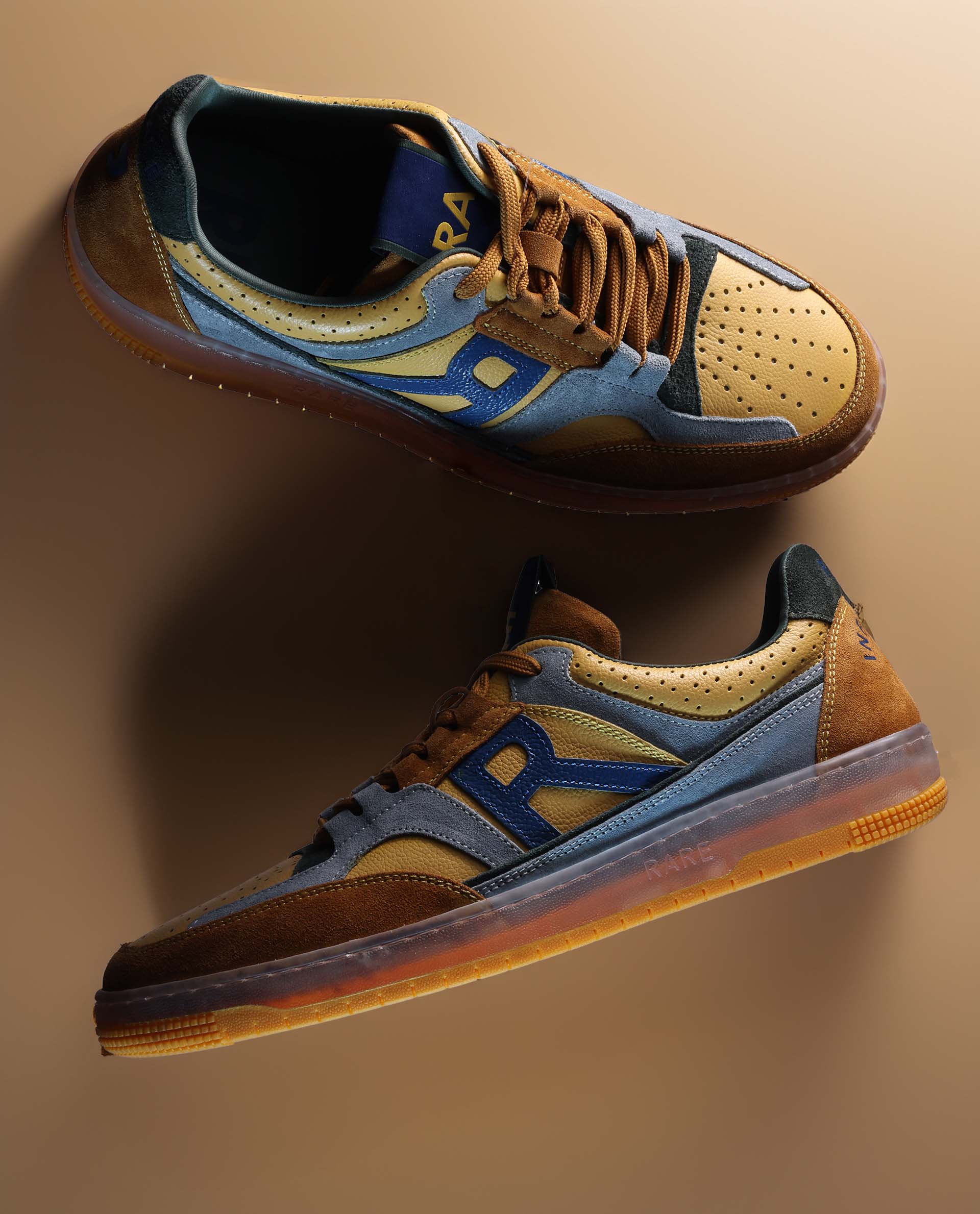 Rare Rabbit Men Inferno Yellow Lace-Up Closure Sneaker - Image 9