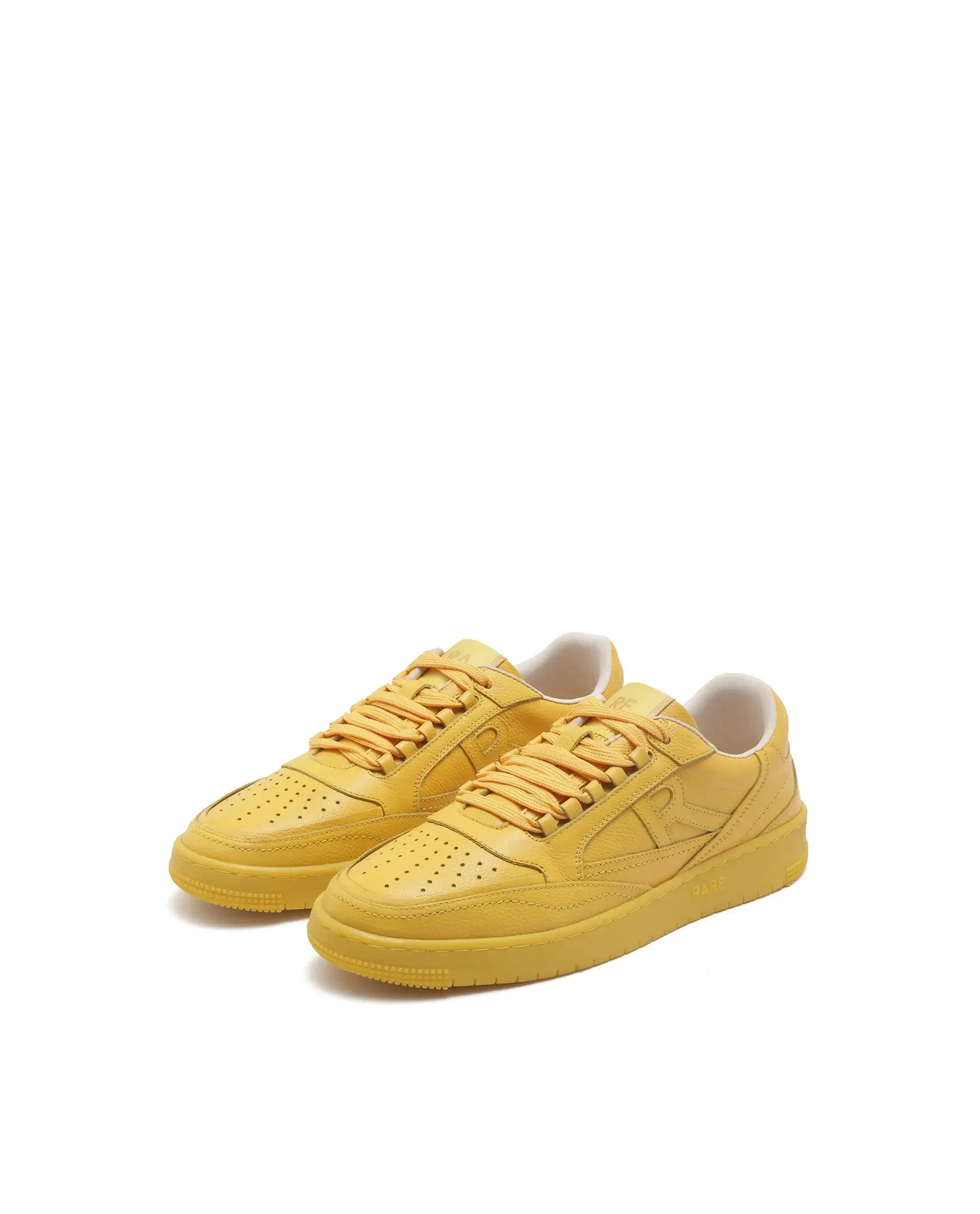 Rare Rabbit Men's Inferno Lite Yellow Lace-Up Closure Sneaker - Image 3