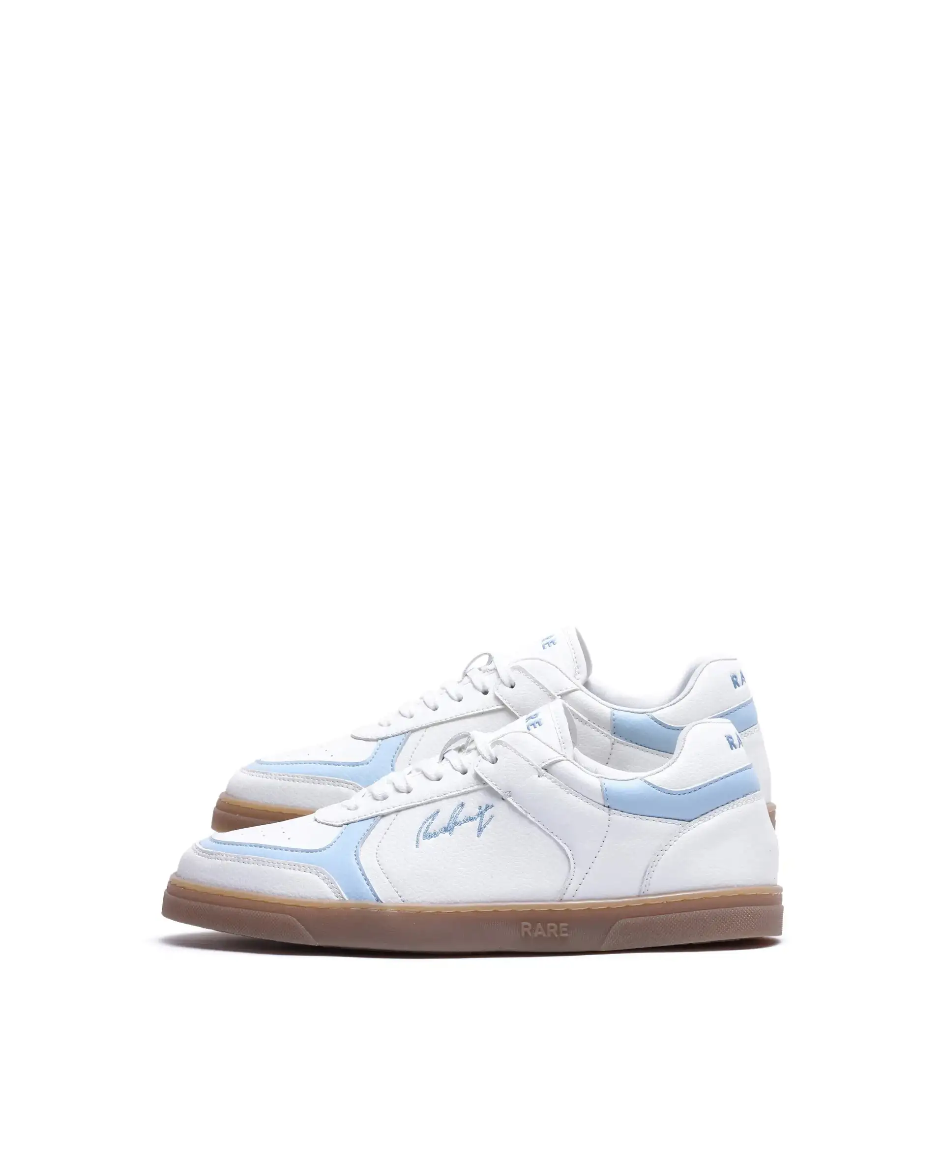 Rare Rabbit Men's Inforo Blue Micro Leather Sneaker - Image 2