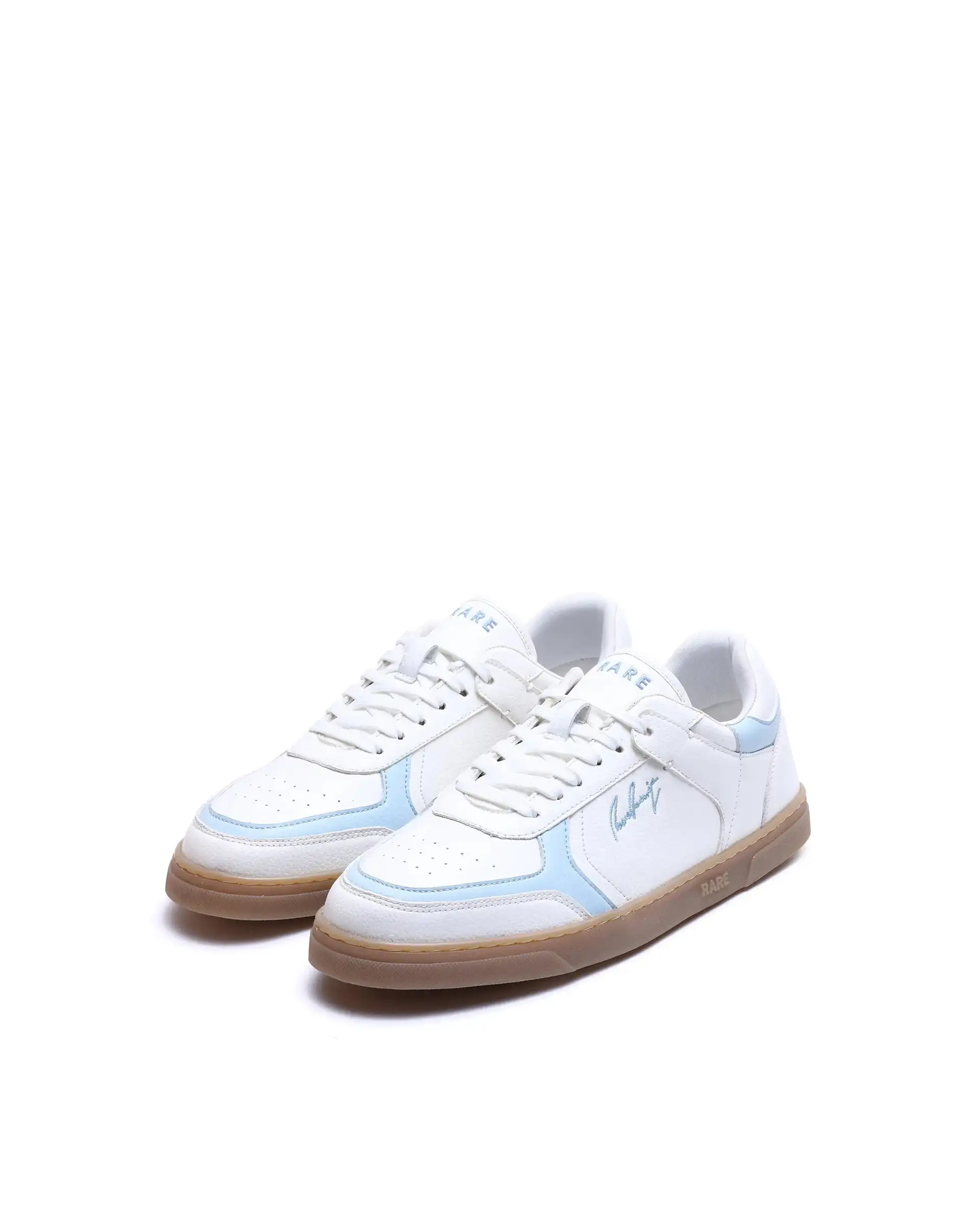 Rare Rabbit Men's Inforo Blue Micro Leather Sneaker - Image 3