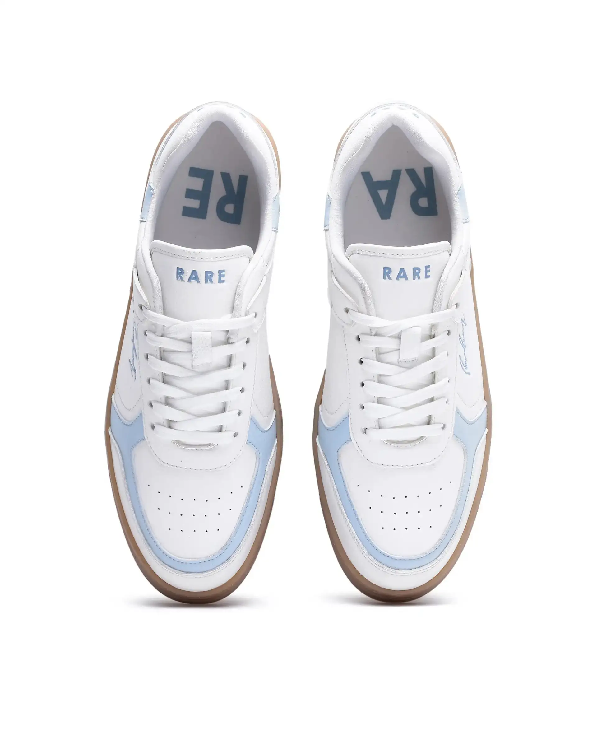 Rare Rabbit Men's Inforo Blue Micro Leather Sneaker - Image 5