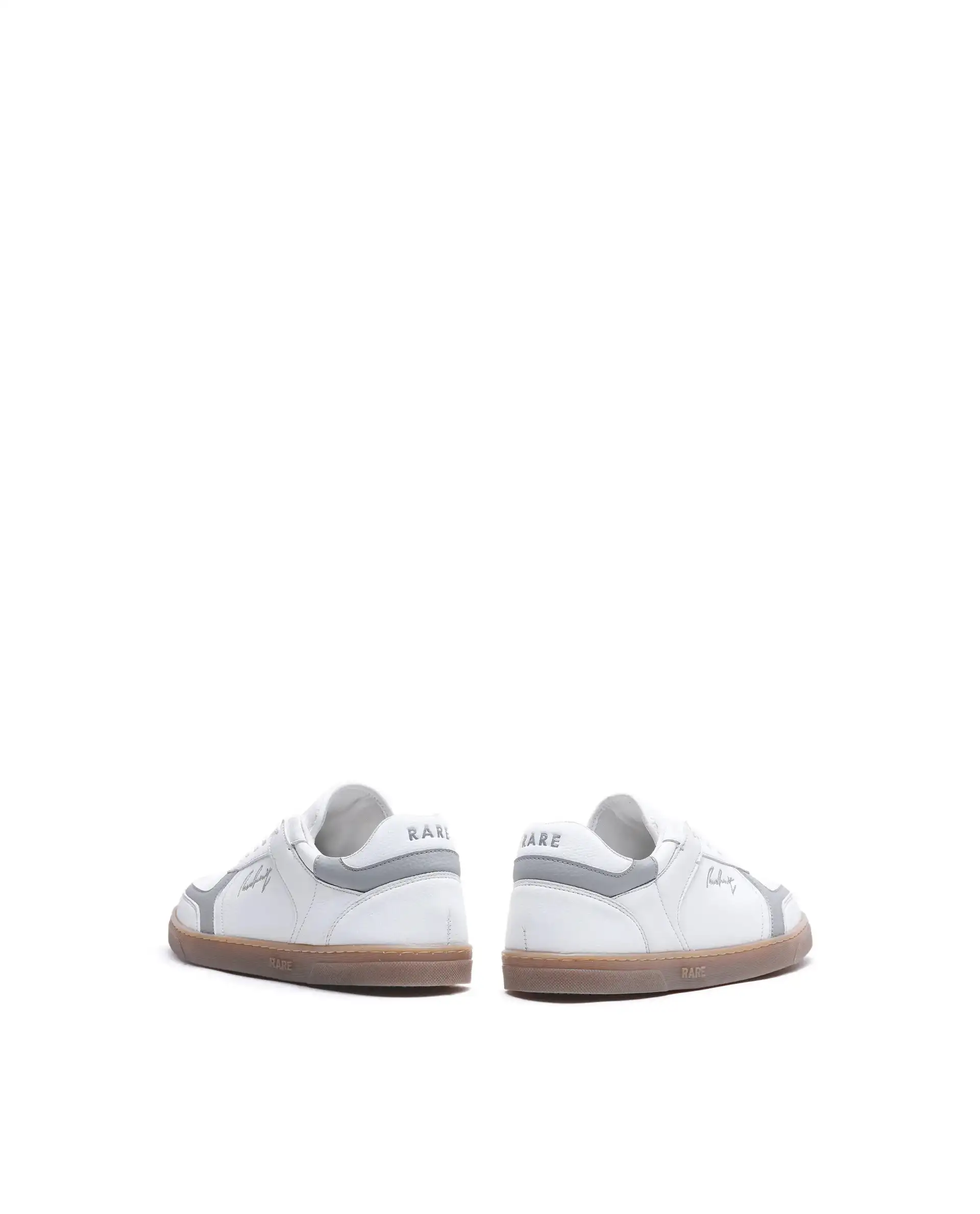 Rare Rabbit Men's Inforo White Micro Leather Sneaker - Image 6