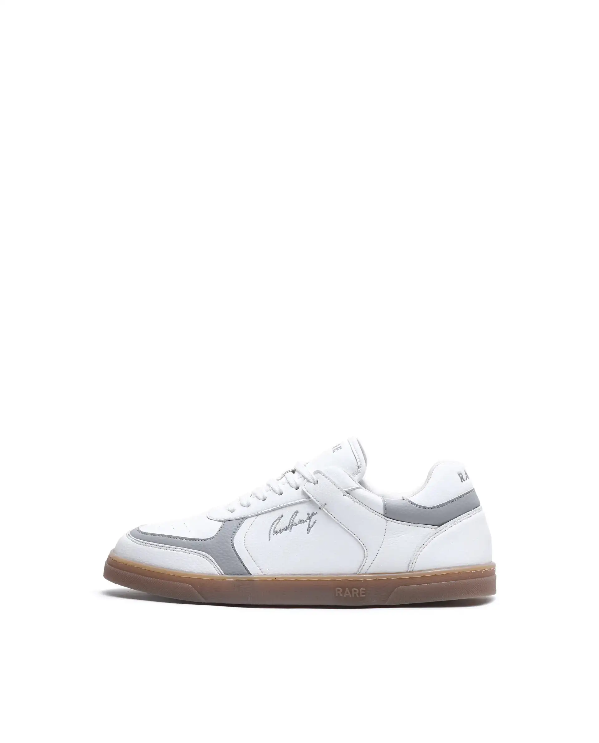 Rare Rabbit Men's Inforo White Micro Leather Sneaker - Image 8