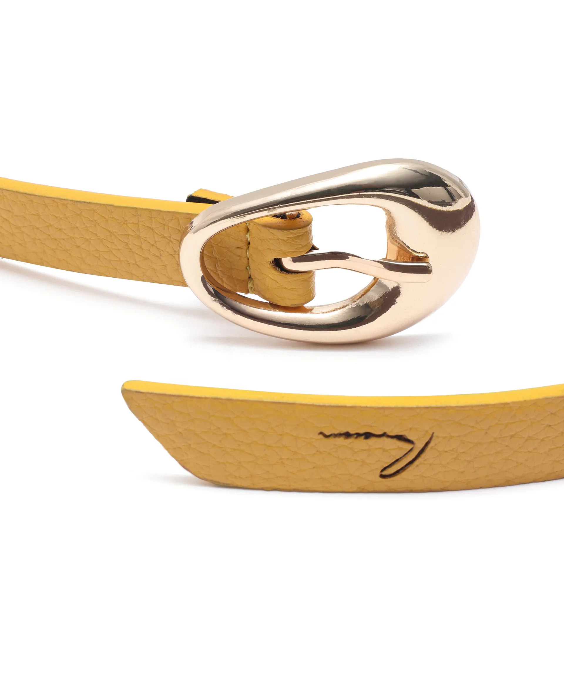 Rareism Women Ivy Mustard Belt - Image 2