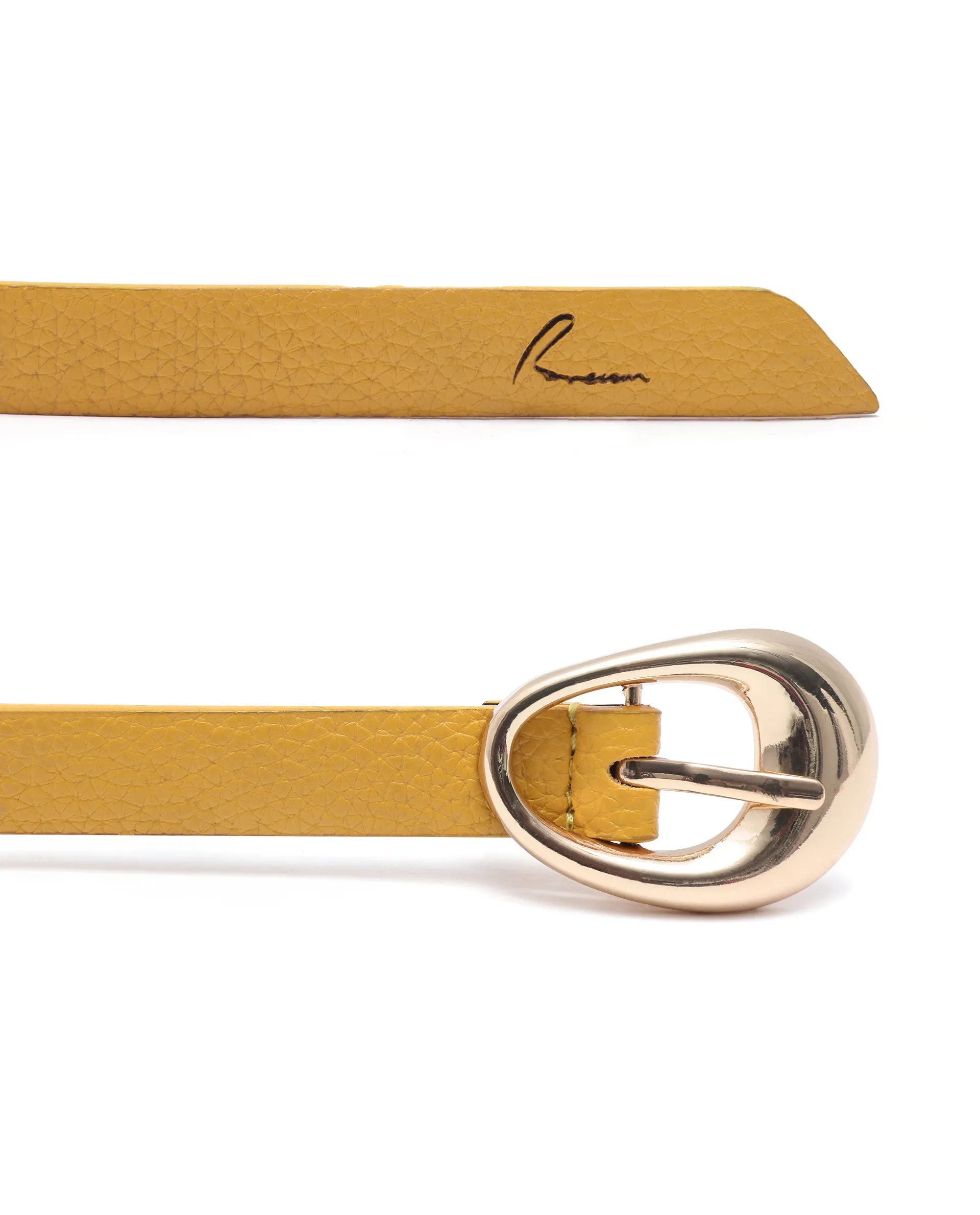 Rareism Women Ivy Mustard Belt - Image 7