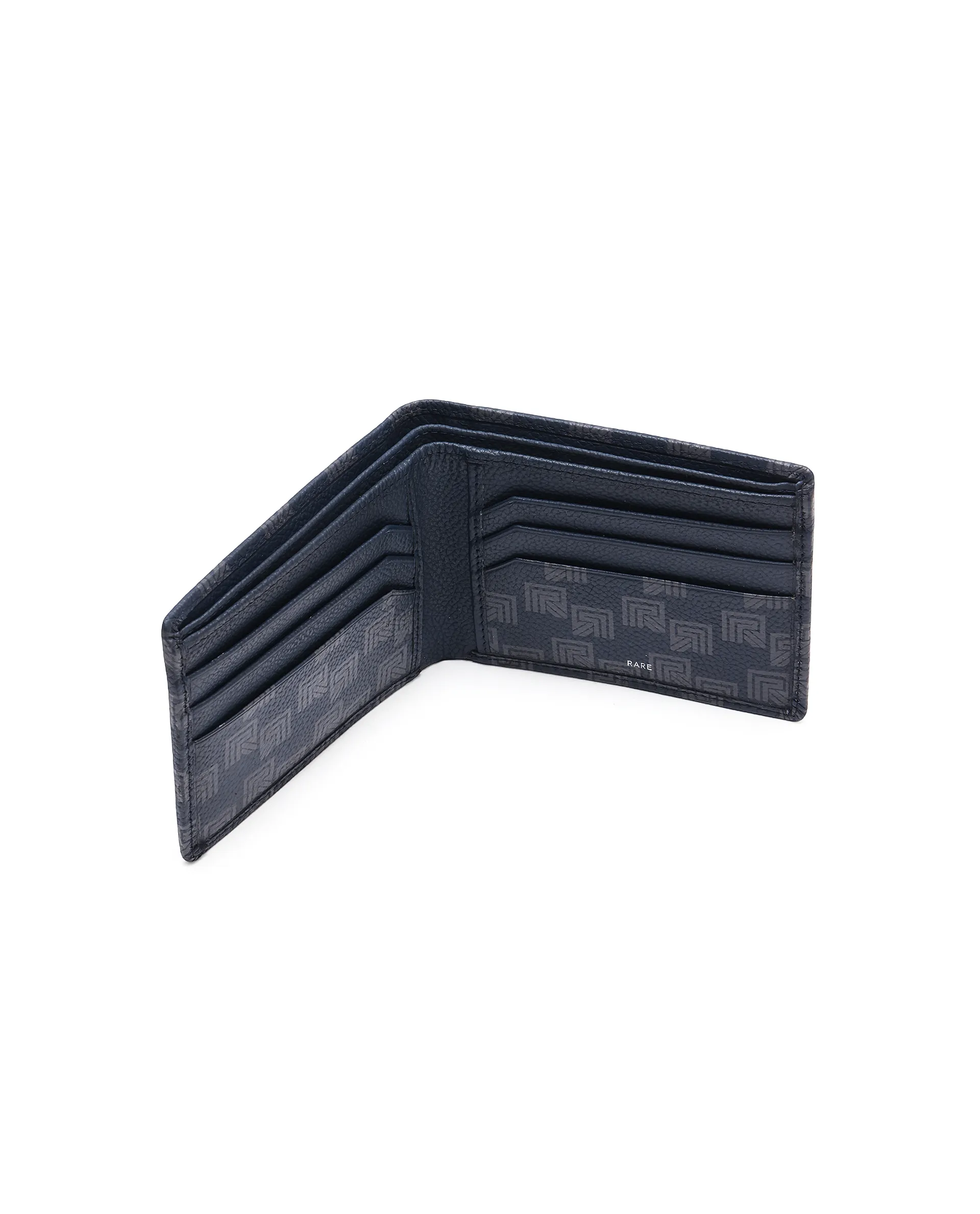 Rare Rabbit Men Izmir Blue Leather Wallet - Image 6