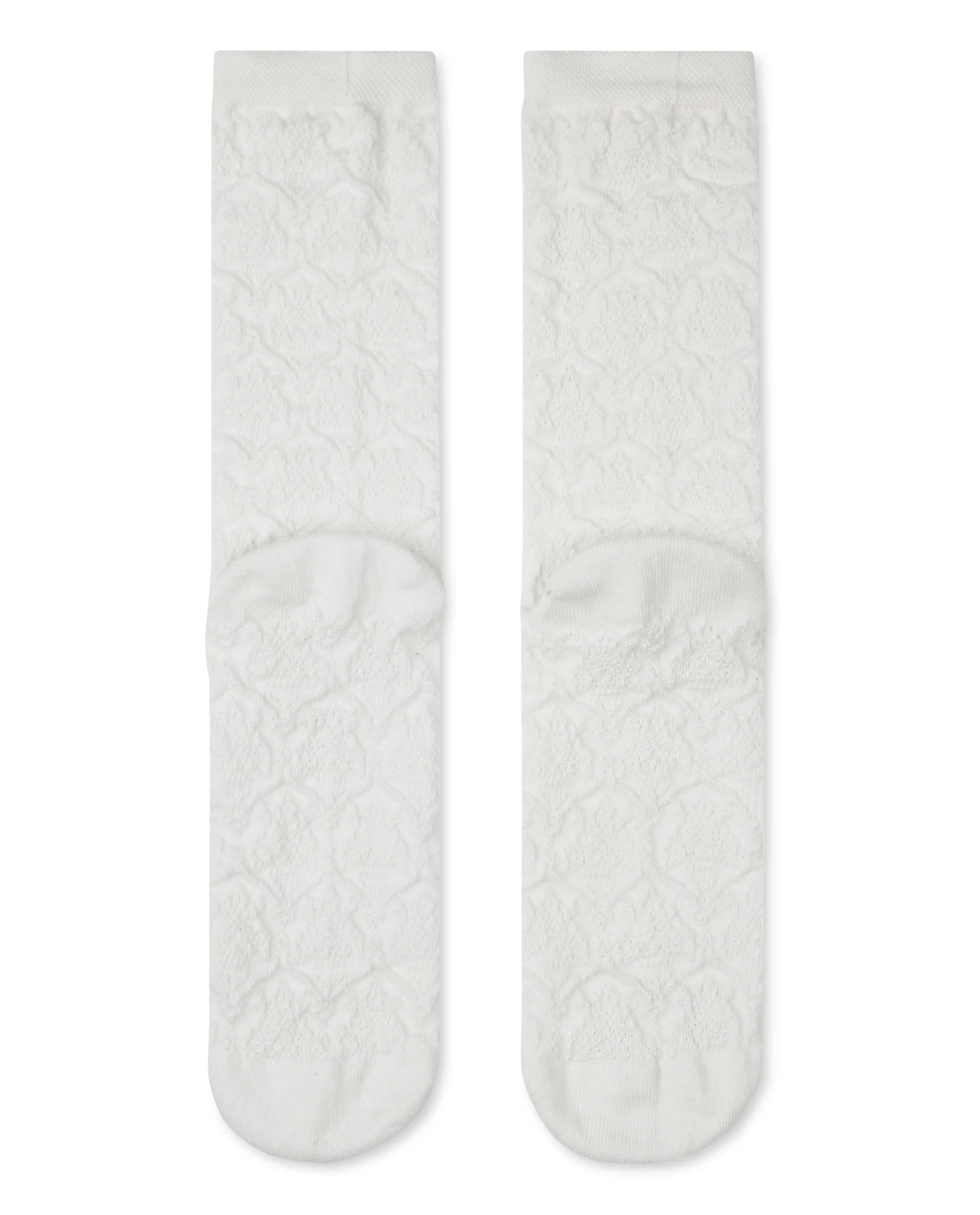 Rare Rabbit Men's Jacq Off White Cotton Fabric Mid Calf Socks - Image 4