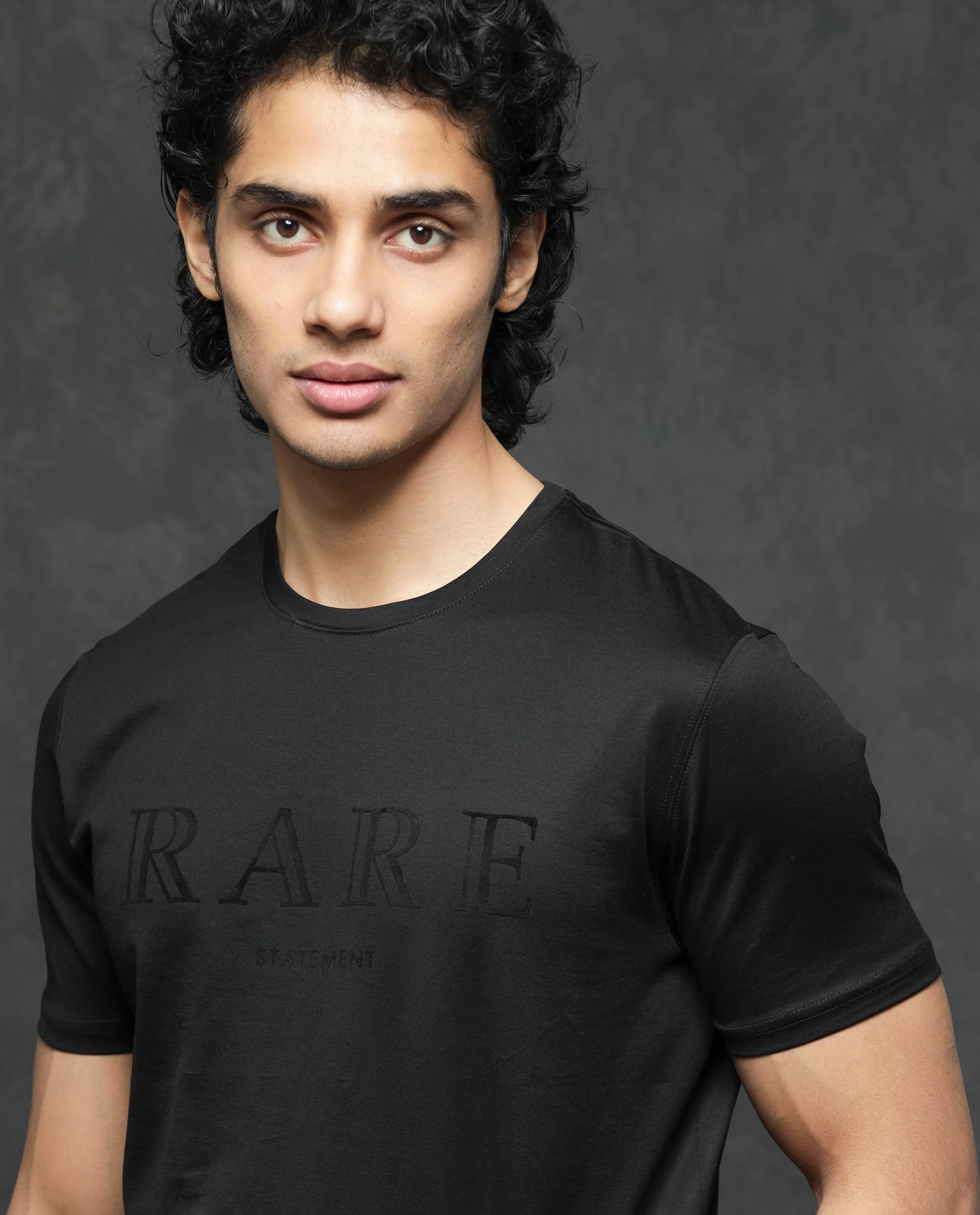 Rare Rabbit Men's Guild Casual Junot Black Cotton Graphic Print Regular Fit Half Sleeve Crew Neck T-Shirt - Image 6