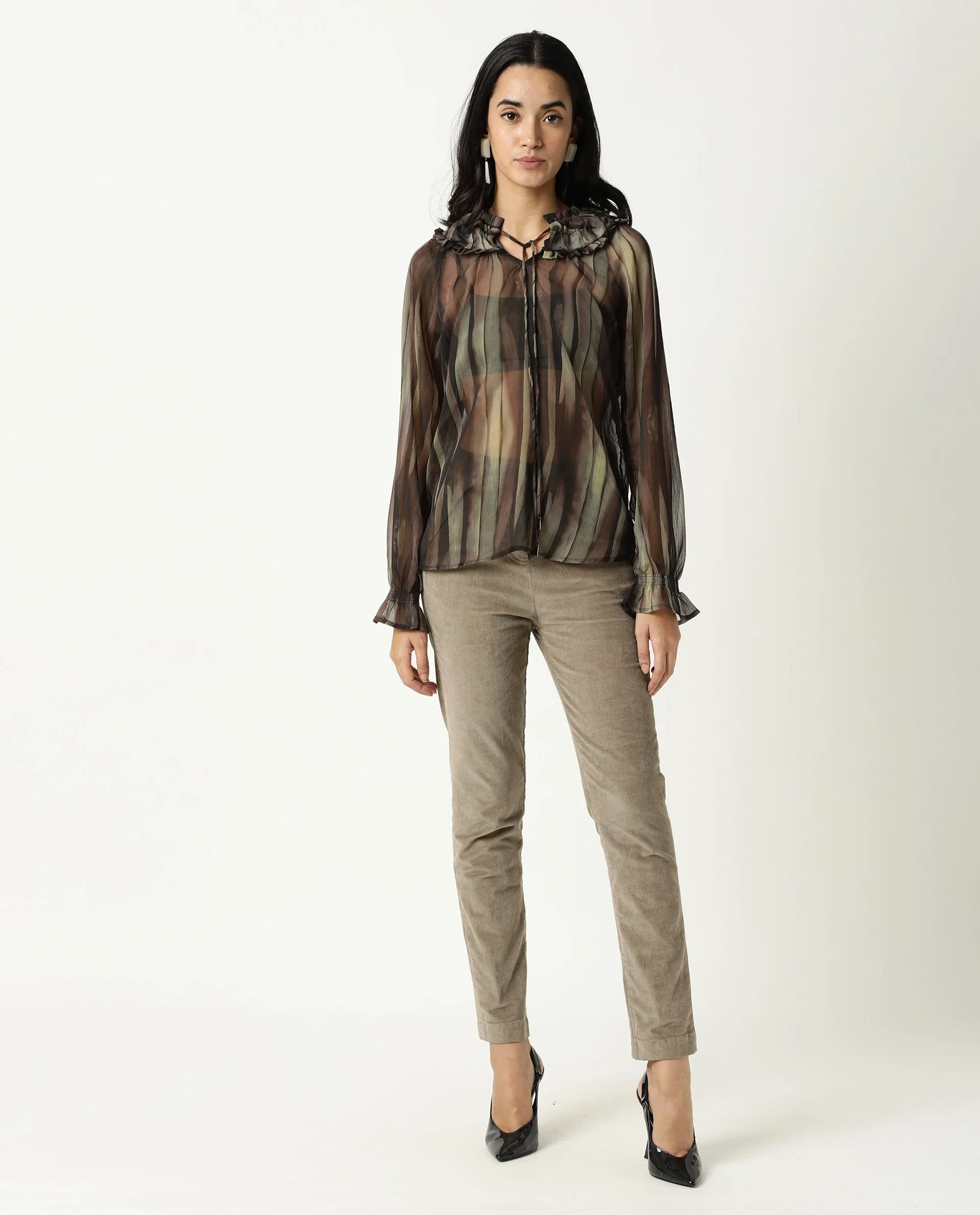 Rareism Women's Kade Green Top - Image 4