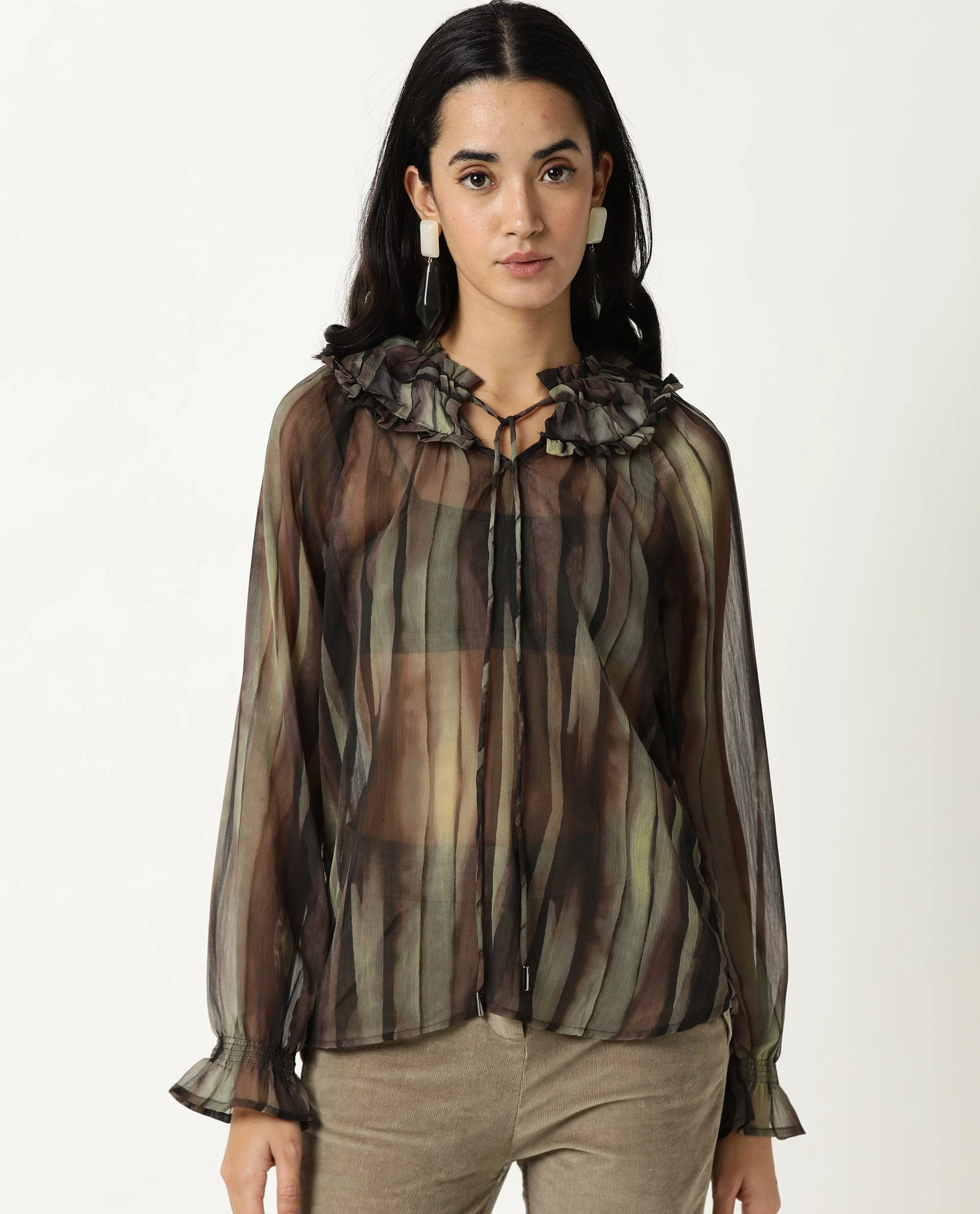 Rareism Women's Kade Green Top - Image 5