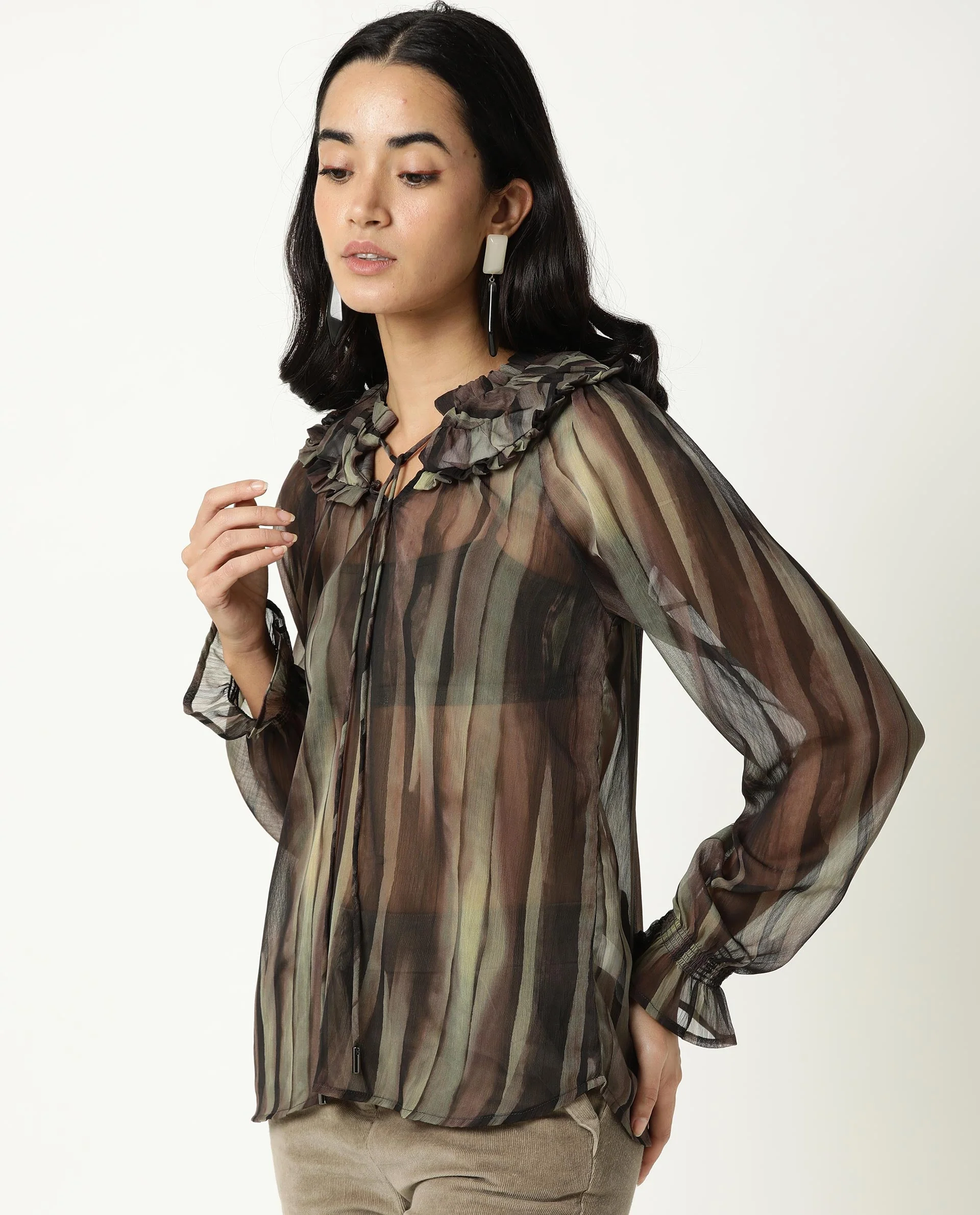 Rareism Women's Kade Green Top - Image 6