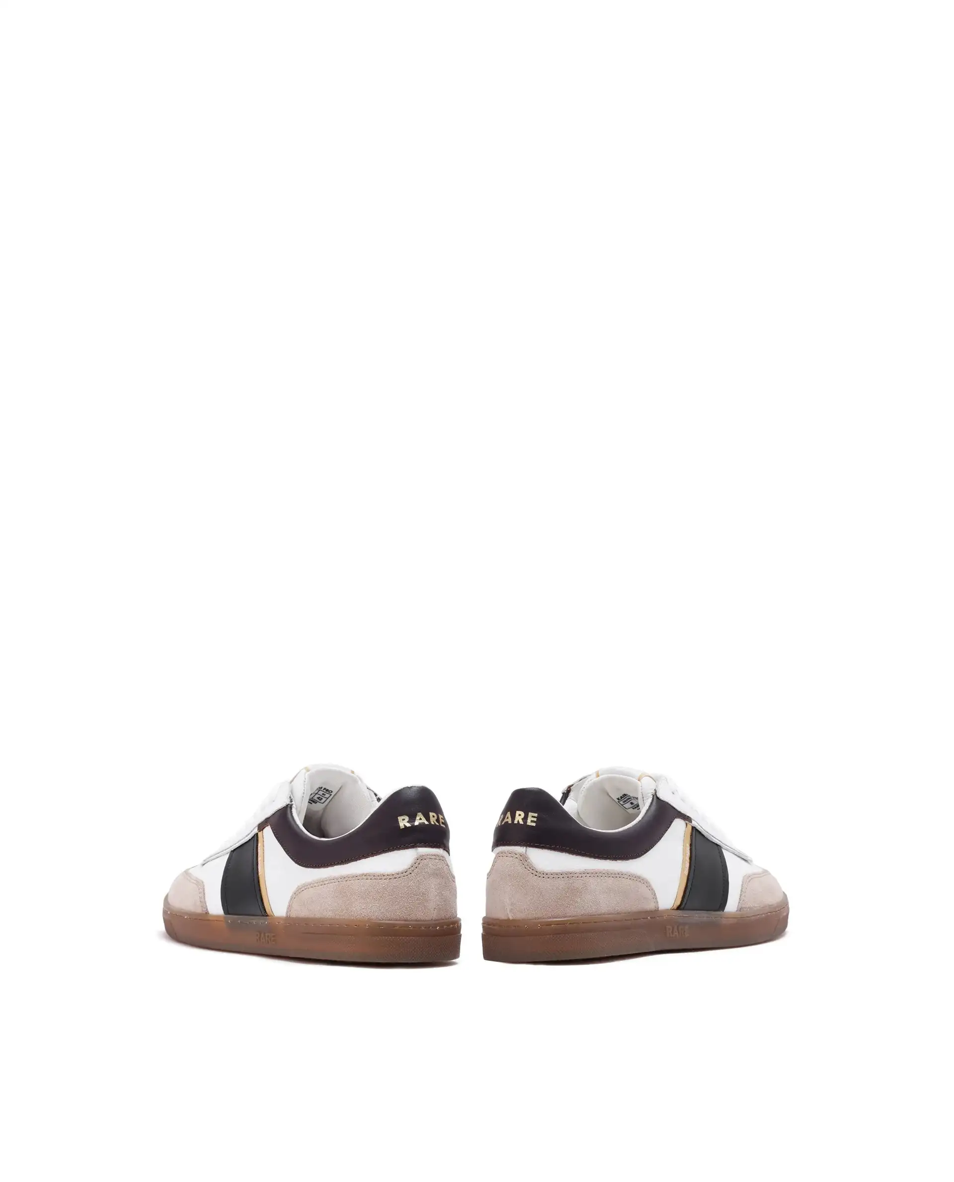 Rare Rabbit Men Kairos Pro White Premium Suede Leather Low-Top Lace-Up Sneaker Shoes - Image 5