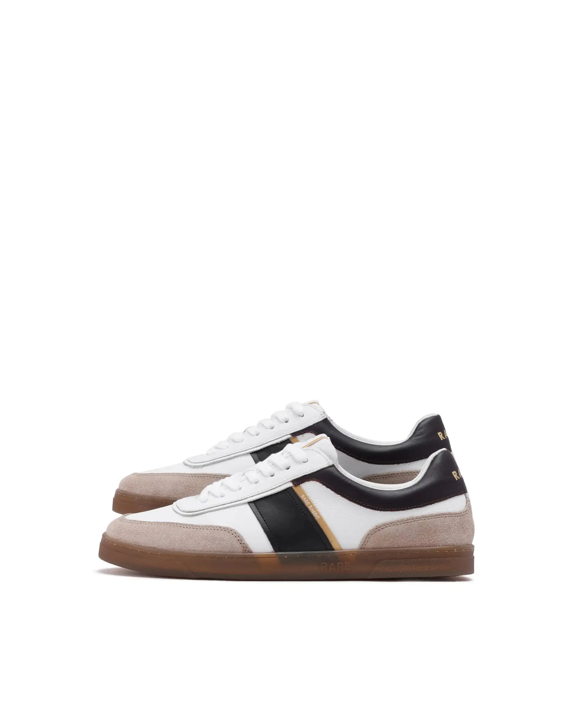 Rare Rabbit Men Kairos Pro White Premium Suede Leather Low-Top Lace-Up Sneaker Shoes - Image 6