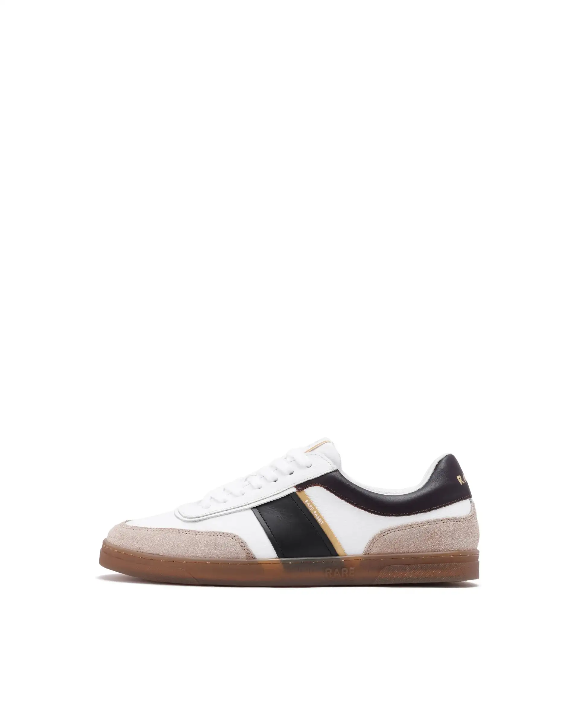 Rare Rabbit Men Kairos Pro White Premium Suede Leather Low-Top Lace-Up Sneaker Shoes - Image 9