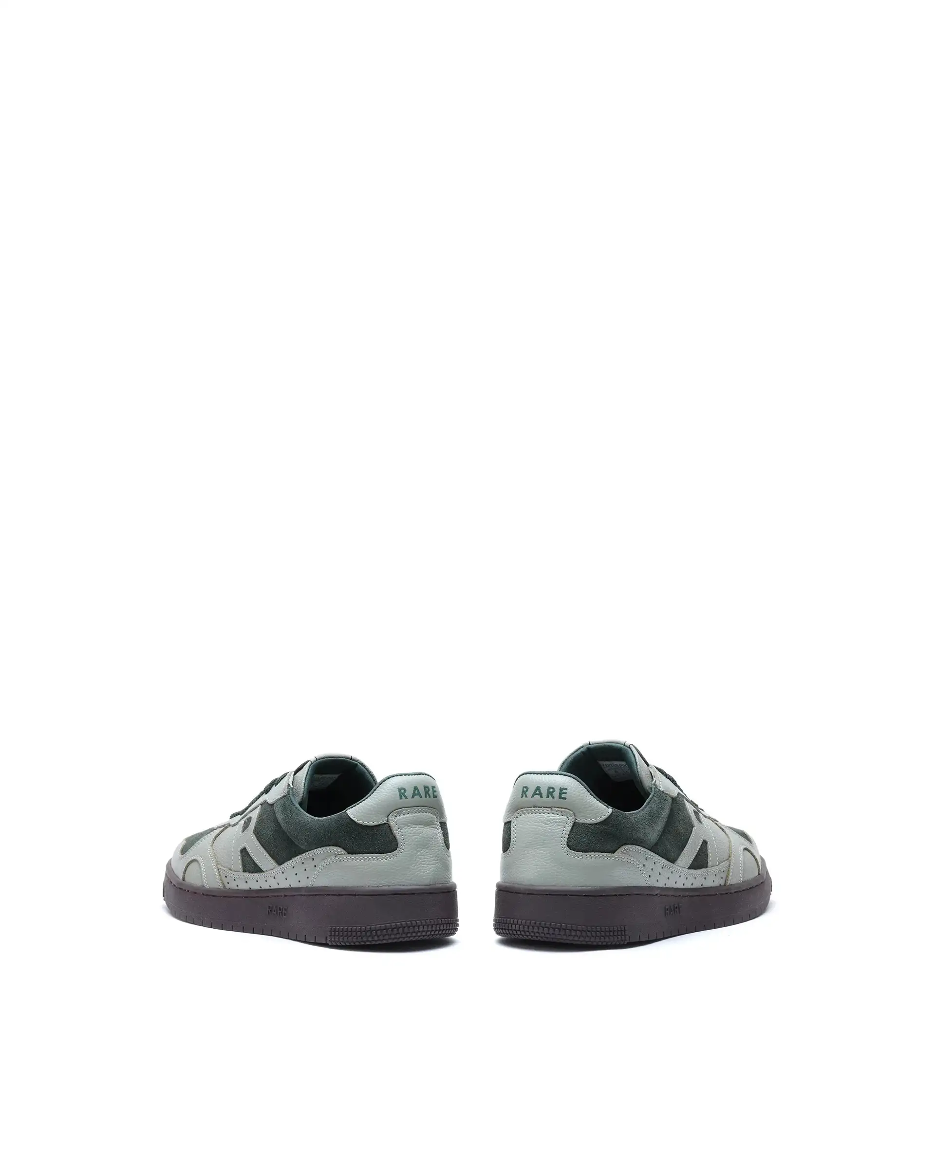 Rare Rabbit Men's Kelp Green Micro Fiber Leather Sneaker - Image 4