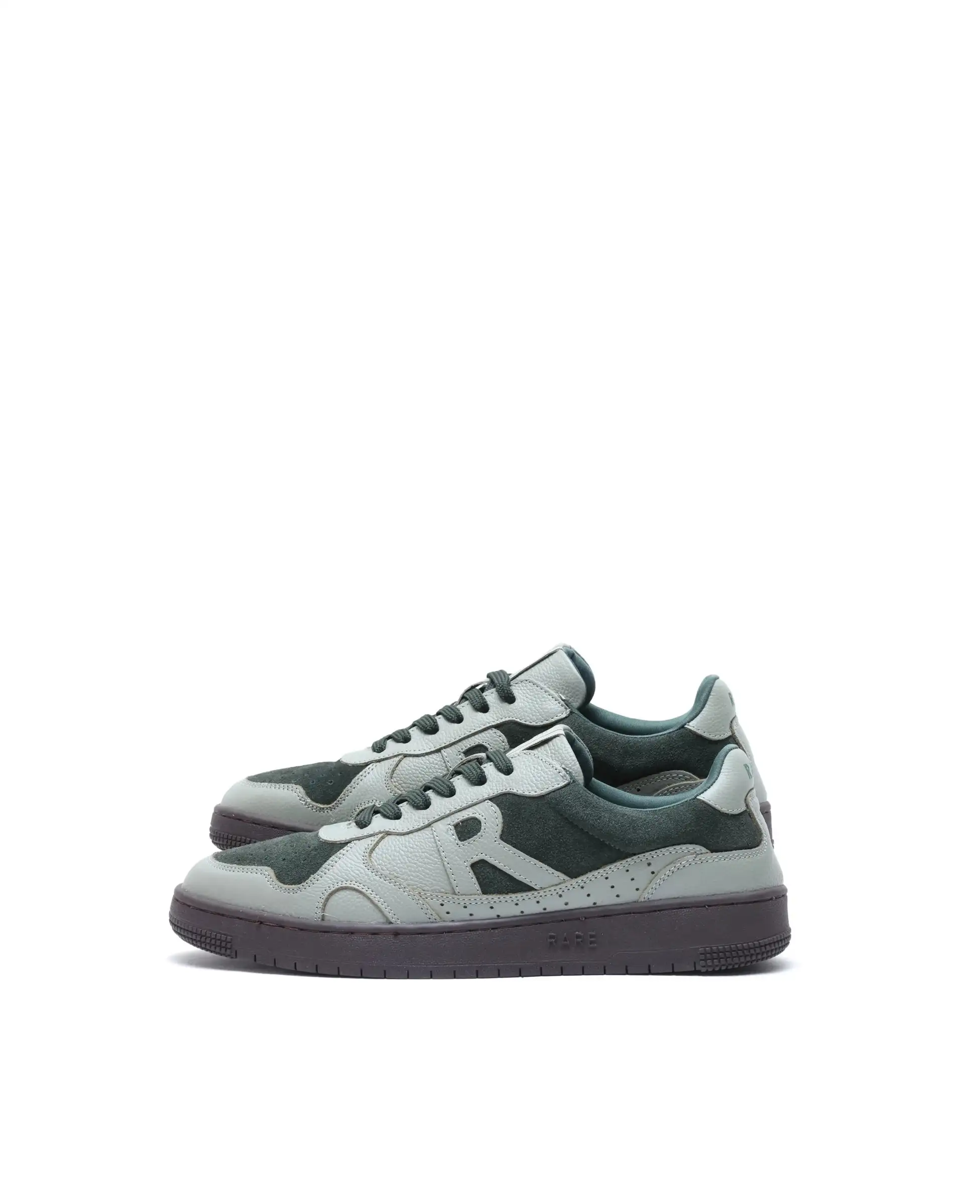 Rare Rabbit Men's Kelp Green Micro Fiber Leather Sneaker - Image 6