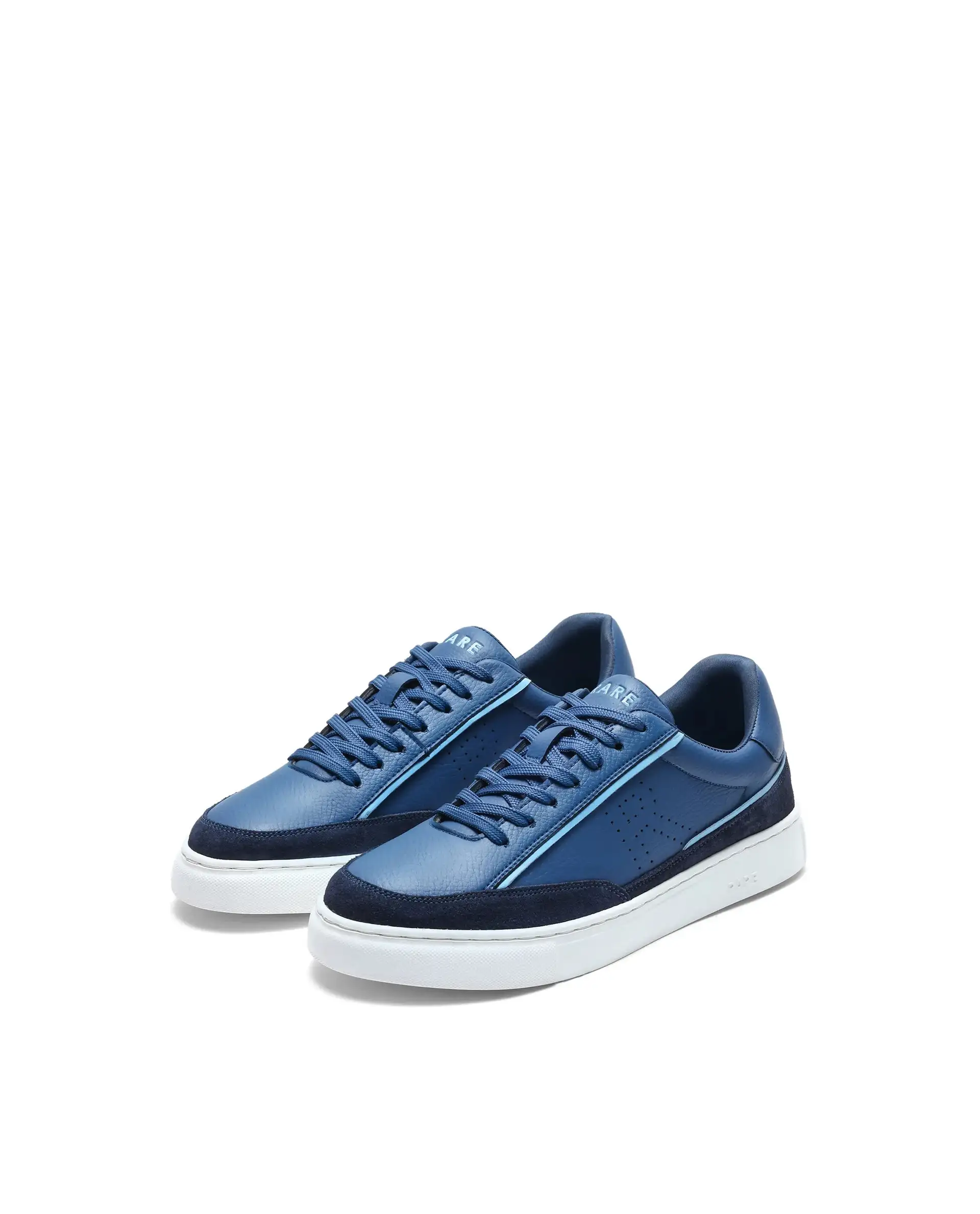 Rare Rabbit Men's Kennen Blue Micro Fiber Causal Sneaker - Image 3