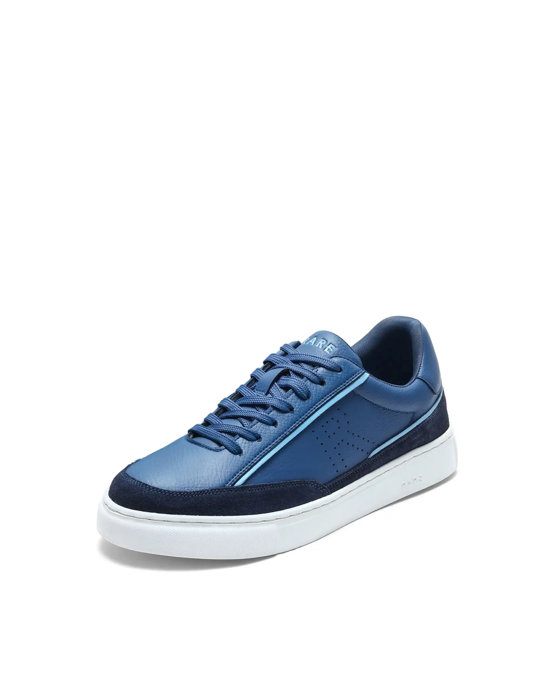 Rare Rabbit Men's Kennen Blue Micro Fiber Causal Sneaker - Image 6