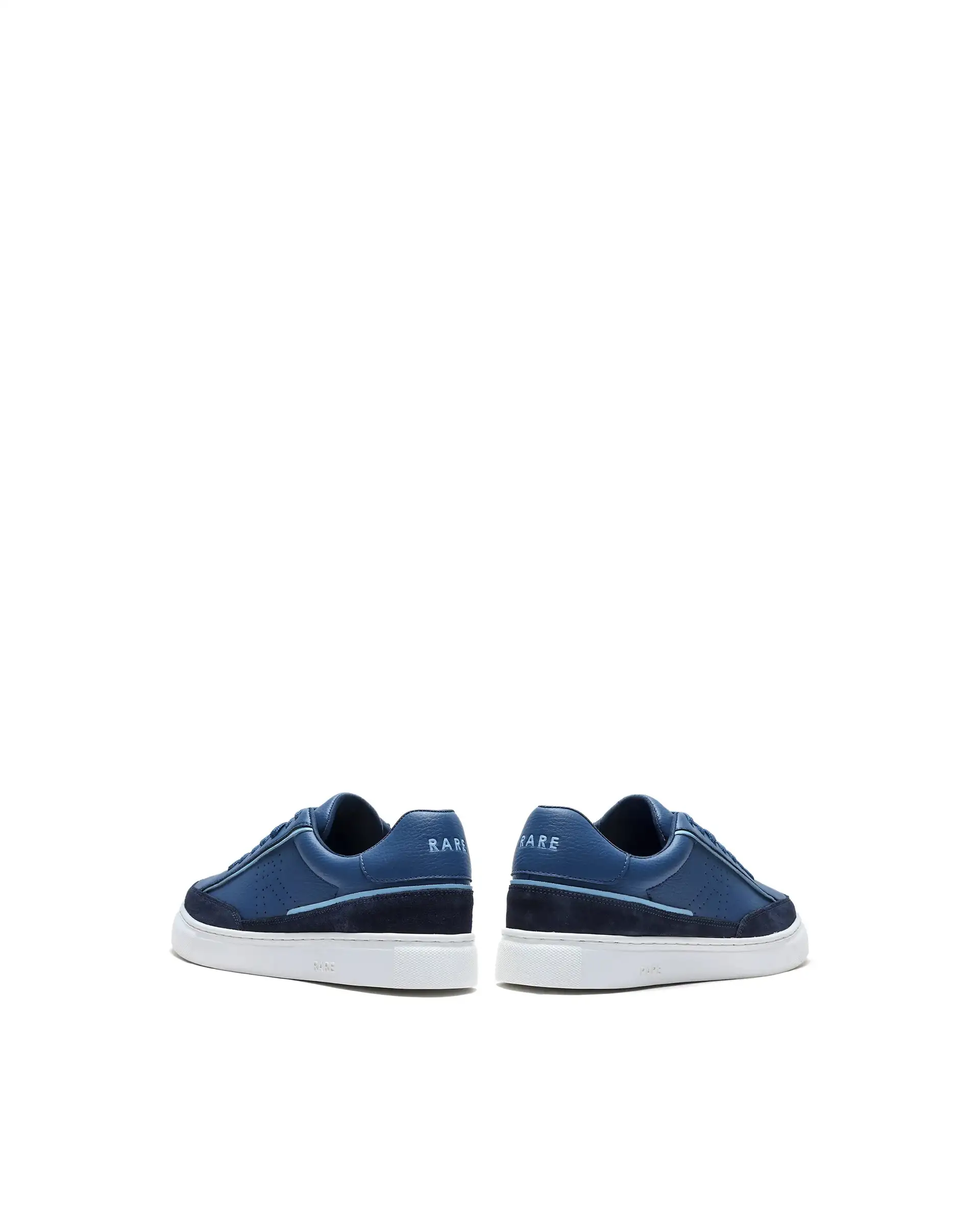 Rare Rabbit Men's Kennen Blue Micro Fiber Causal Sneaker - Image 7
