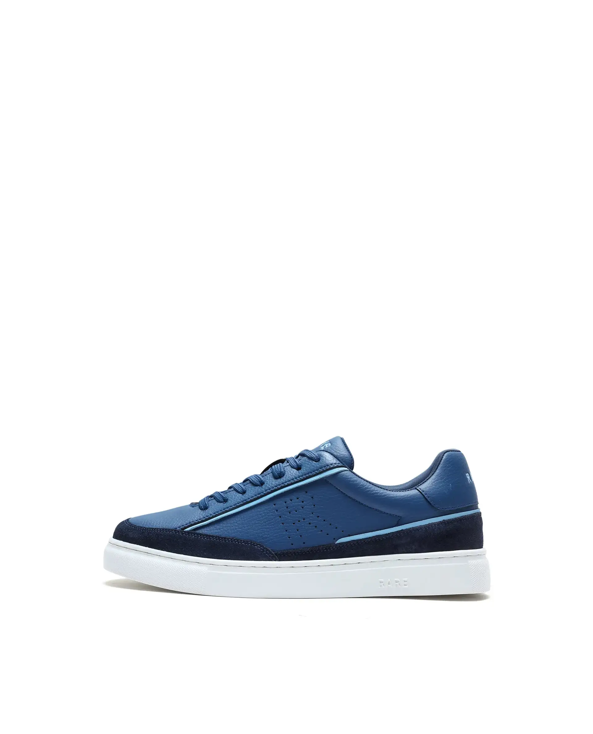 Rare Rabbit Men's Kennen Blue Micro Fiber Causal Sneaker - Image 9