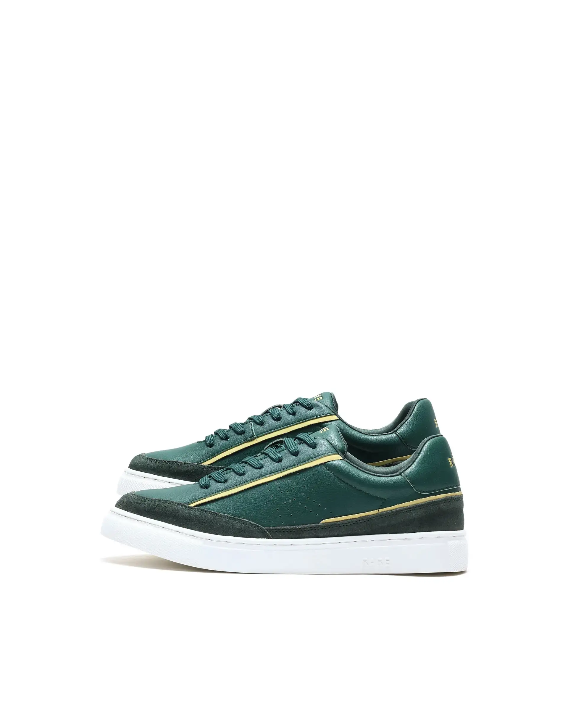 Rare Rabbit Men's Kennen Dark Green Micro Fiber Causal Sneaker - Image 5