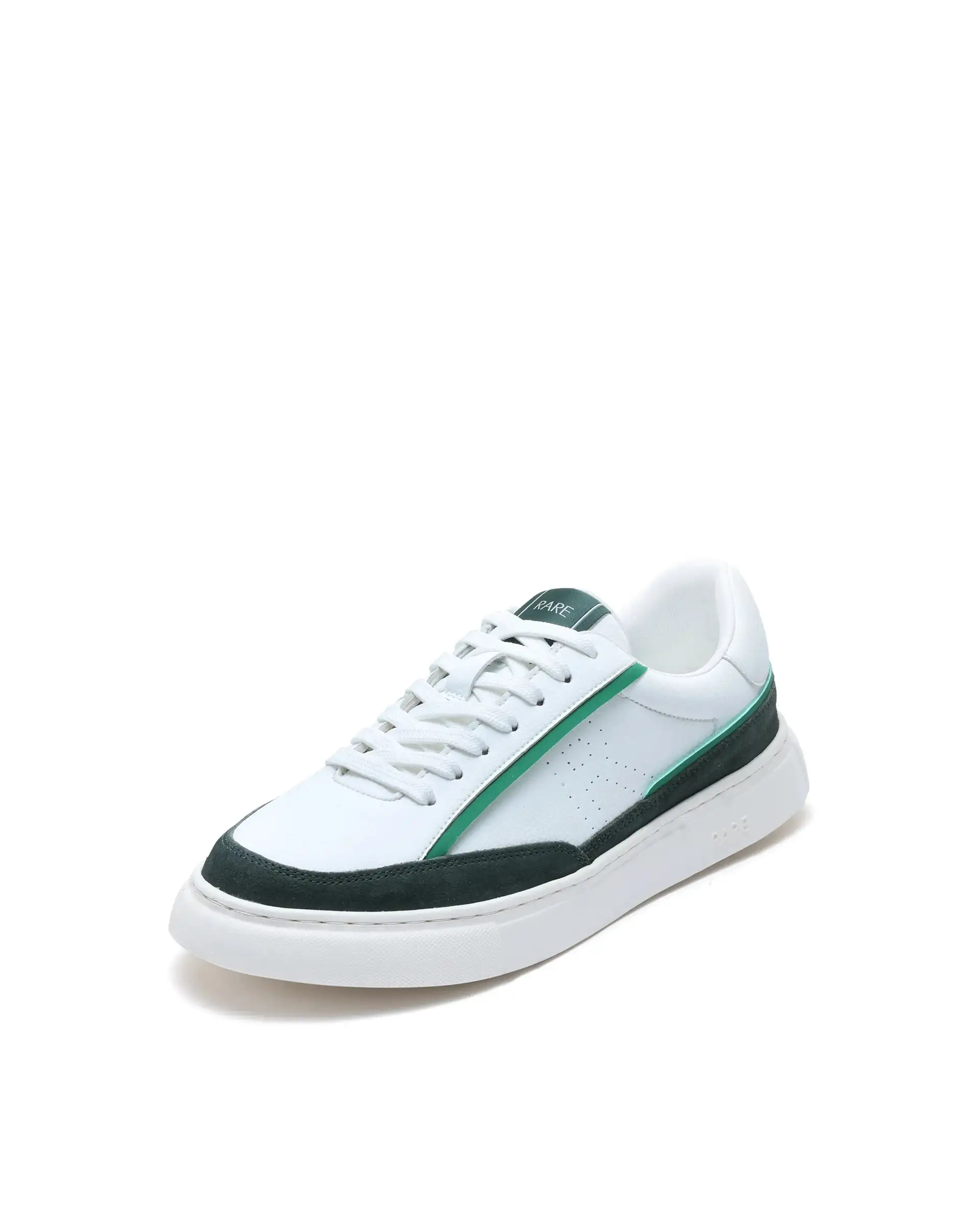 Rare Rabbit Men's Kennen Green Micro Fiber Causal Sneaker - Image 5
