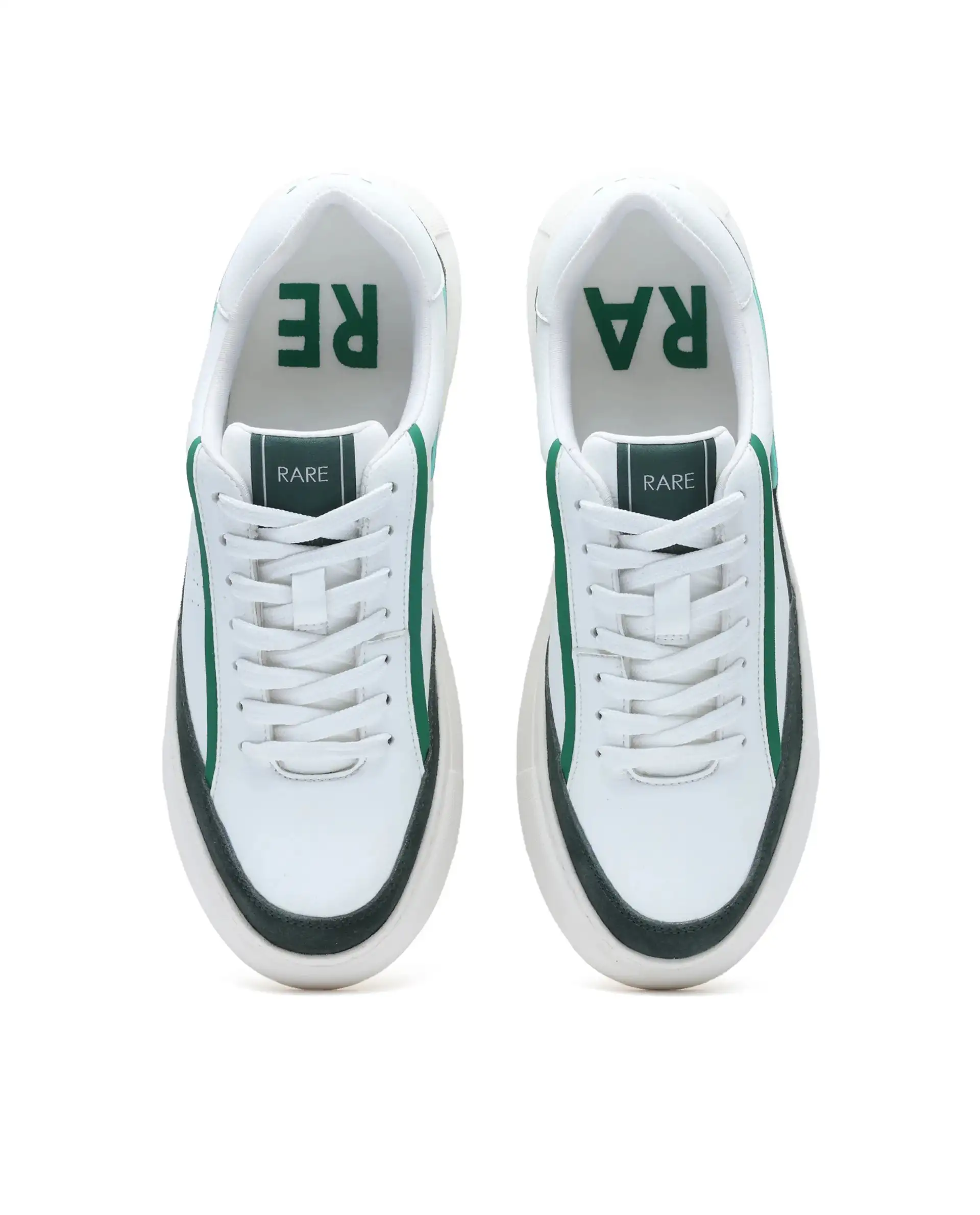 Rare Rabbit Men's Kennen Green Micro Fiber Causal Sneaker - Image 6