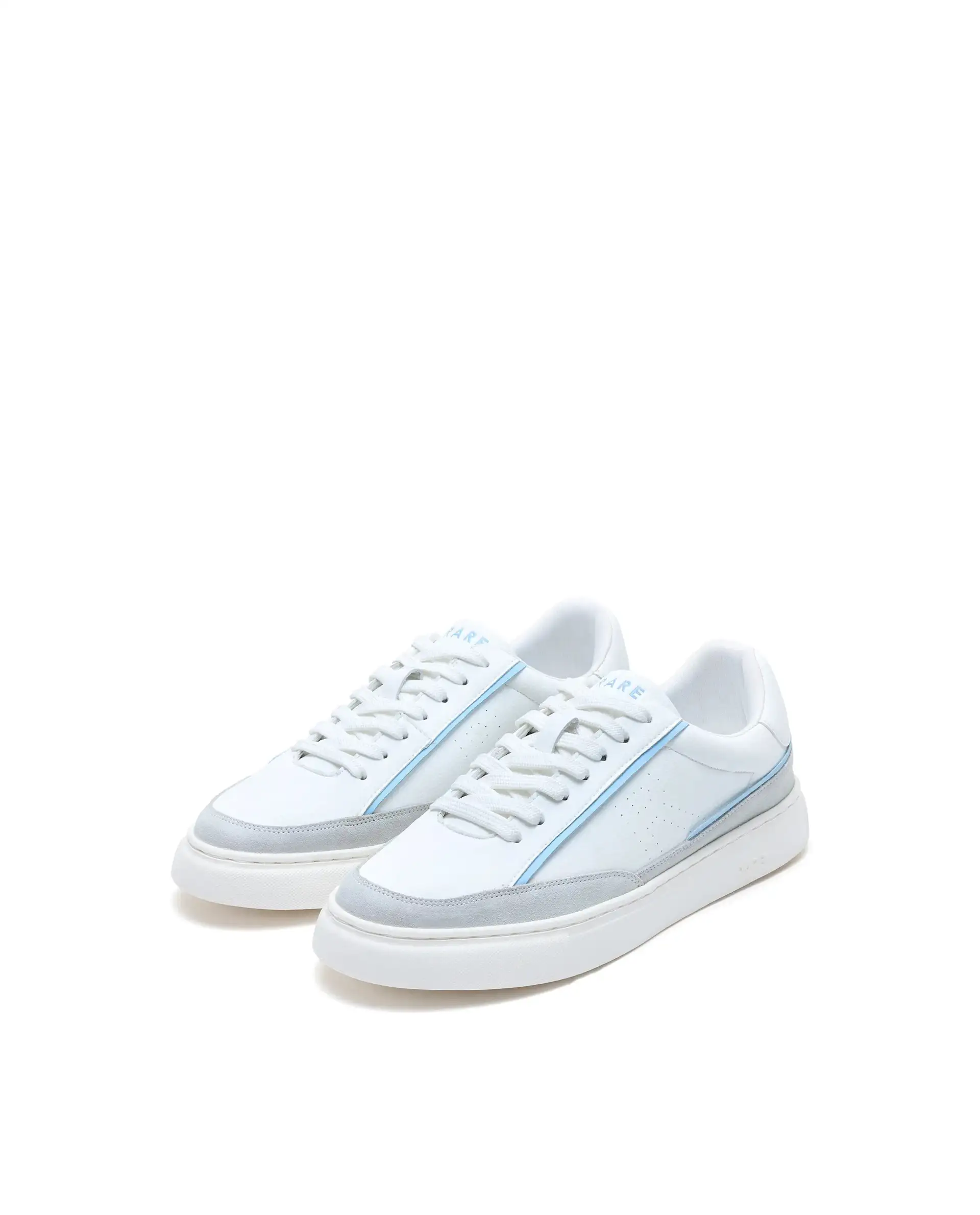 Rare Rabbit Men's Kennen Ice Blue Micro Fiber Causal Sneaker - Image 3