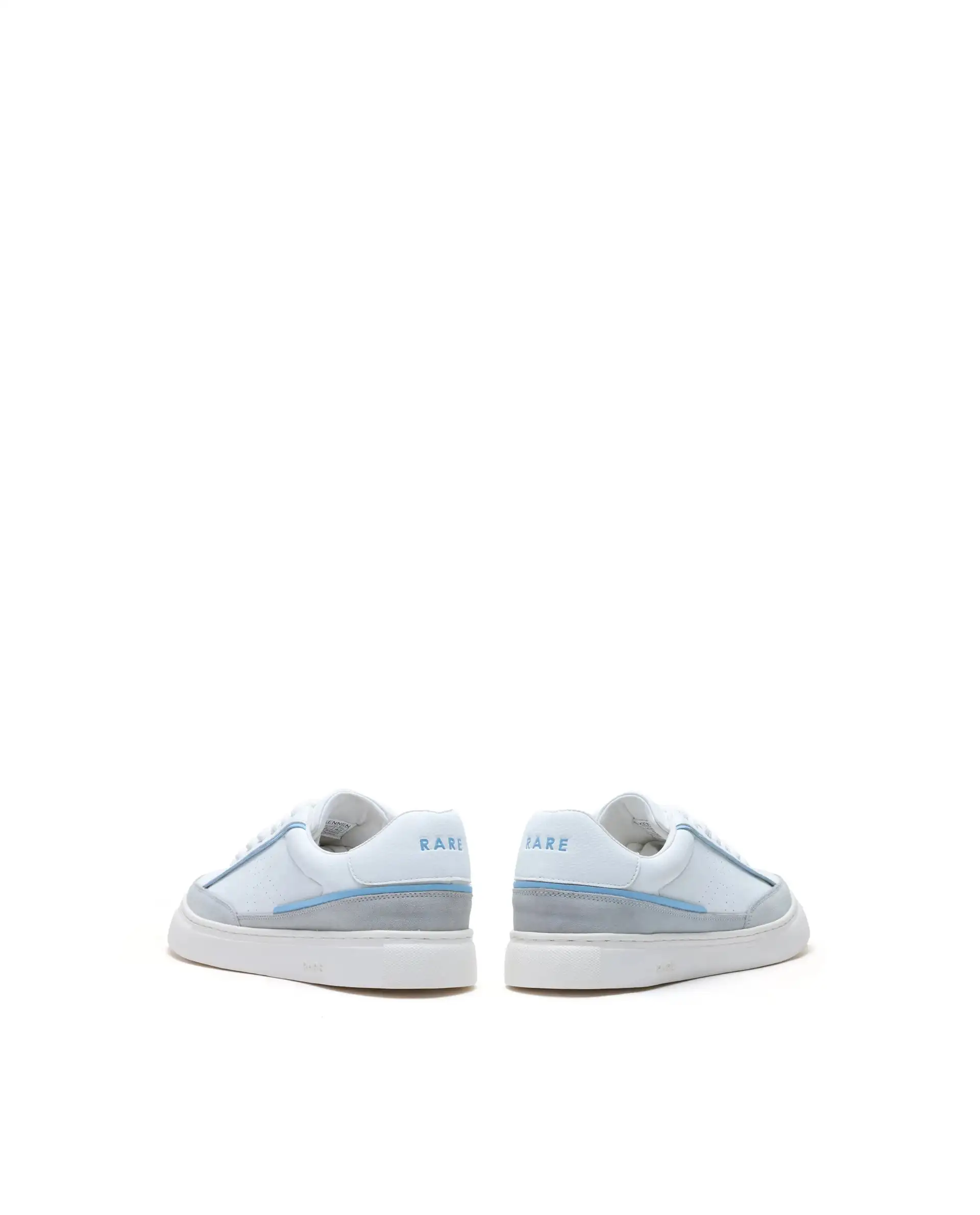 Rare Rabbit Men's Kennen Ice Blue Micro Fiber Causal Sneaker - Image 4