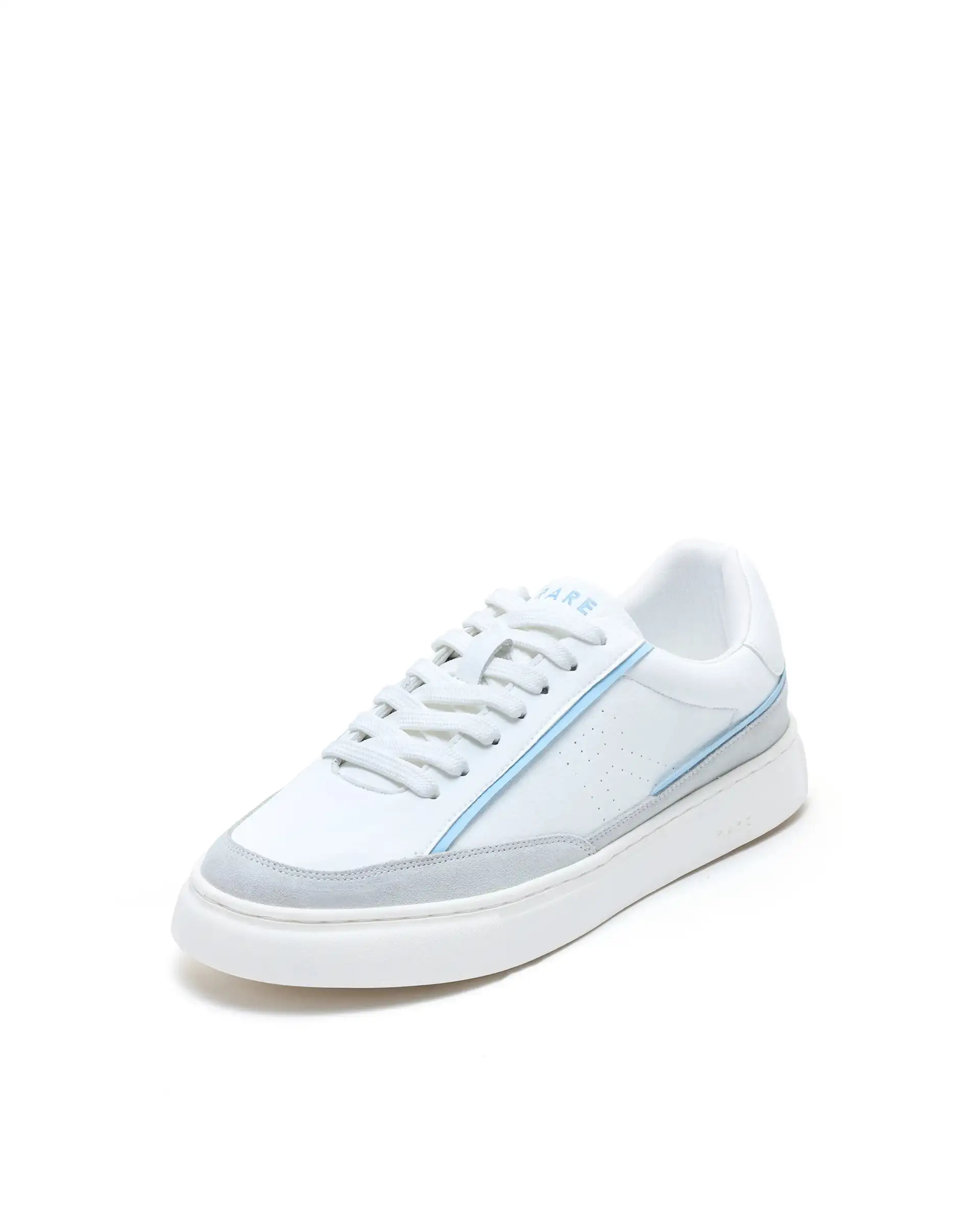 Rare Rabbit Men's Kennen Ice Blue Micro Fiber Causal Sneaker - Image 7