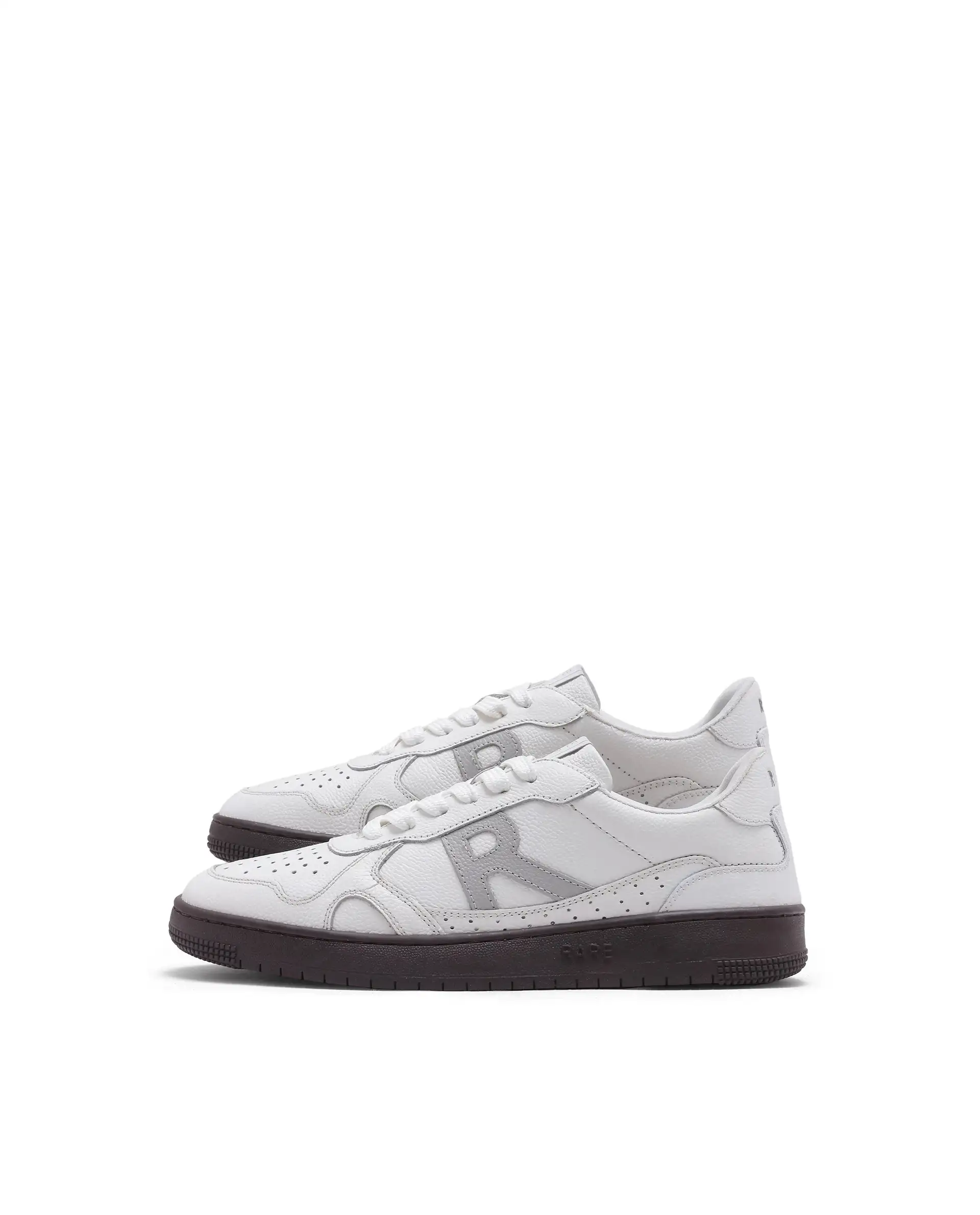 Rare Rabbit Men's Kepler White Genuine Leather Low-Top Lace-Up Sneaker Shoes - Image 6