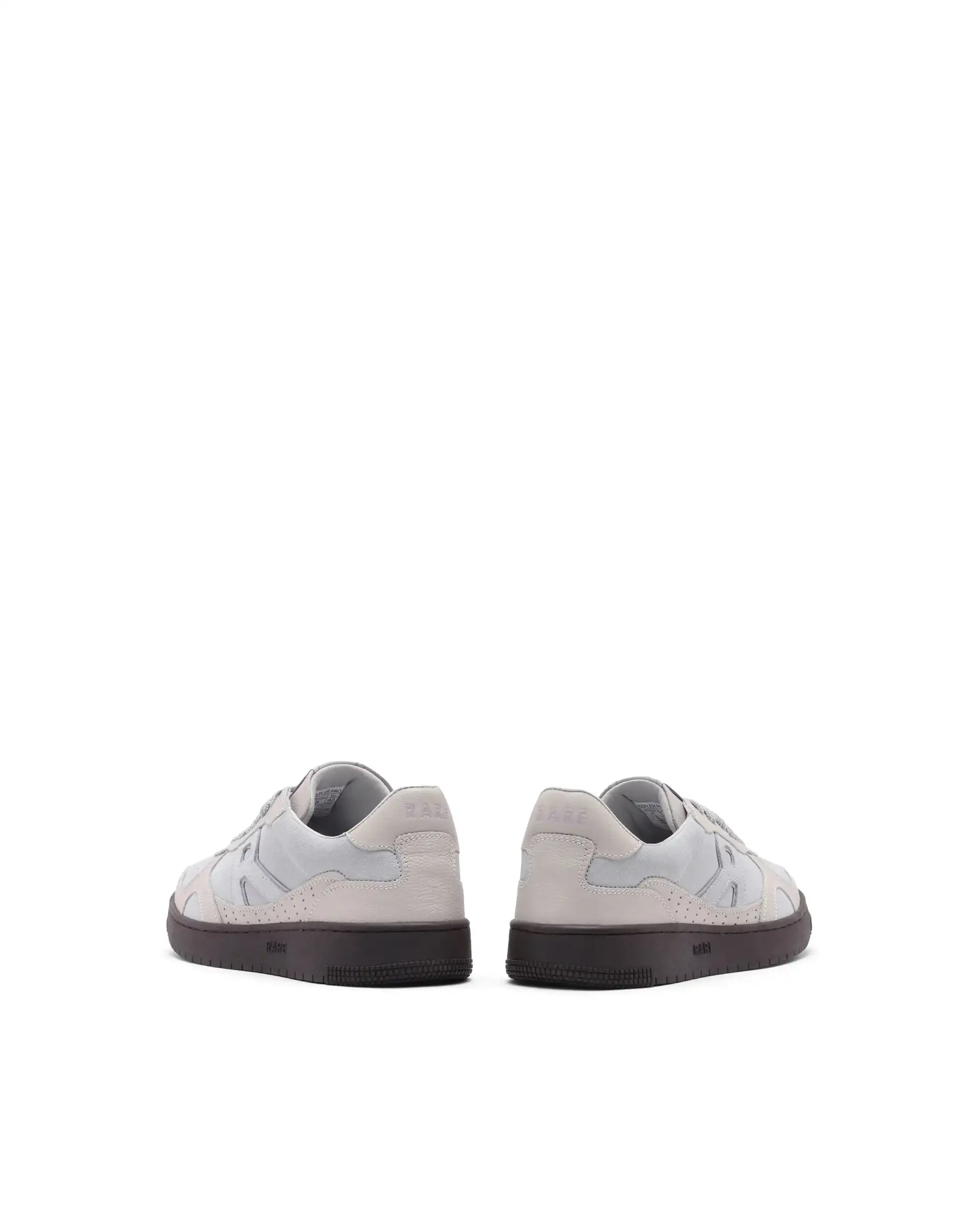 Rare Rabbit Men's Kepler Pro Light Grey Plain Shoes - Image 6
