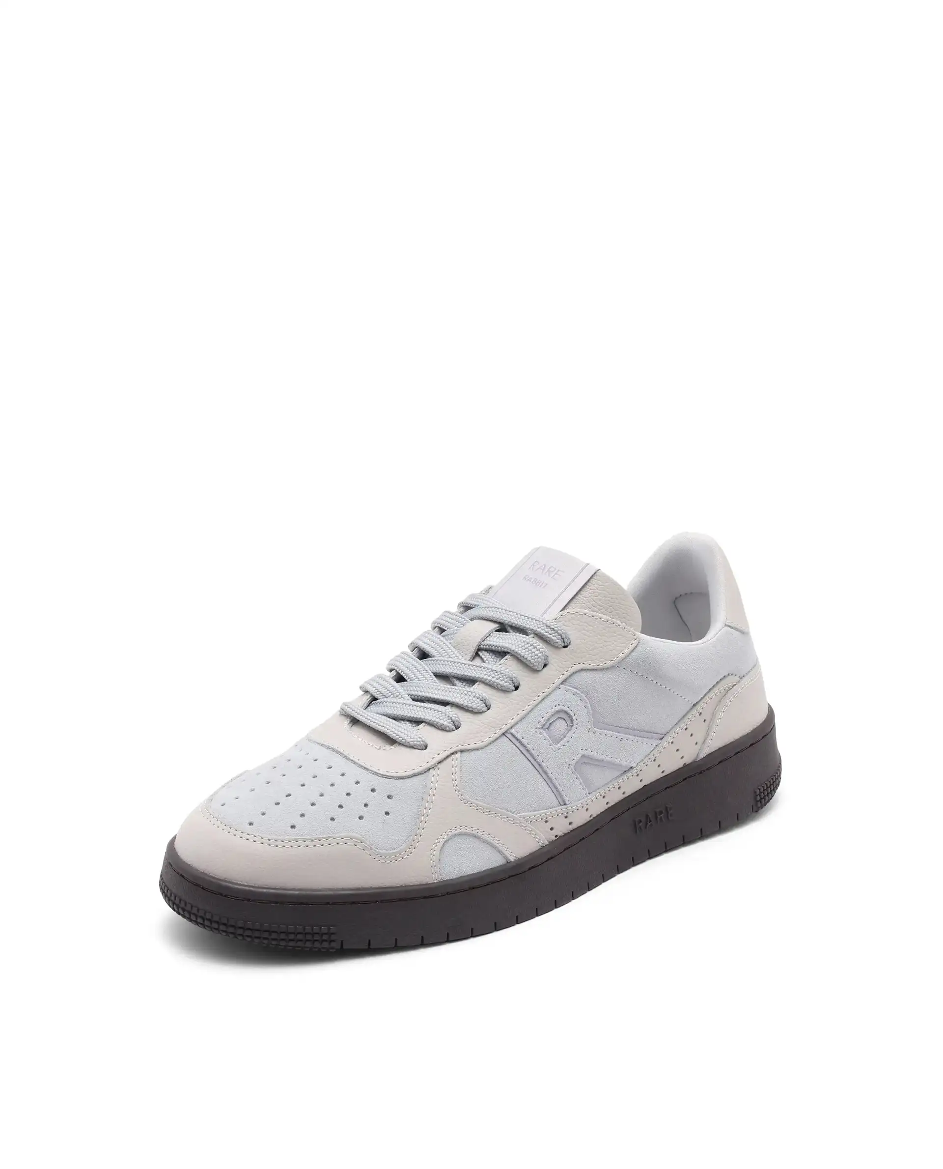 Rare Rabbit Men's Kepler Pro Light Grey Plain Shoes - Image 8