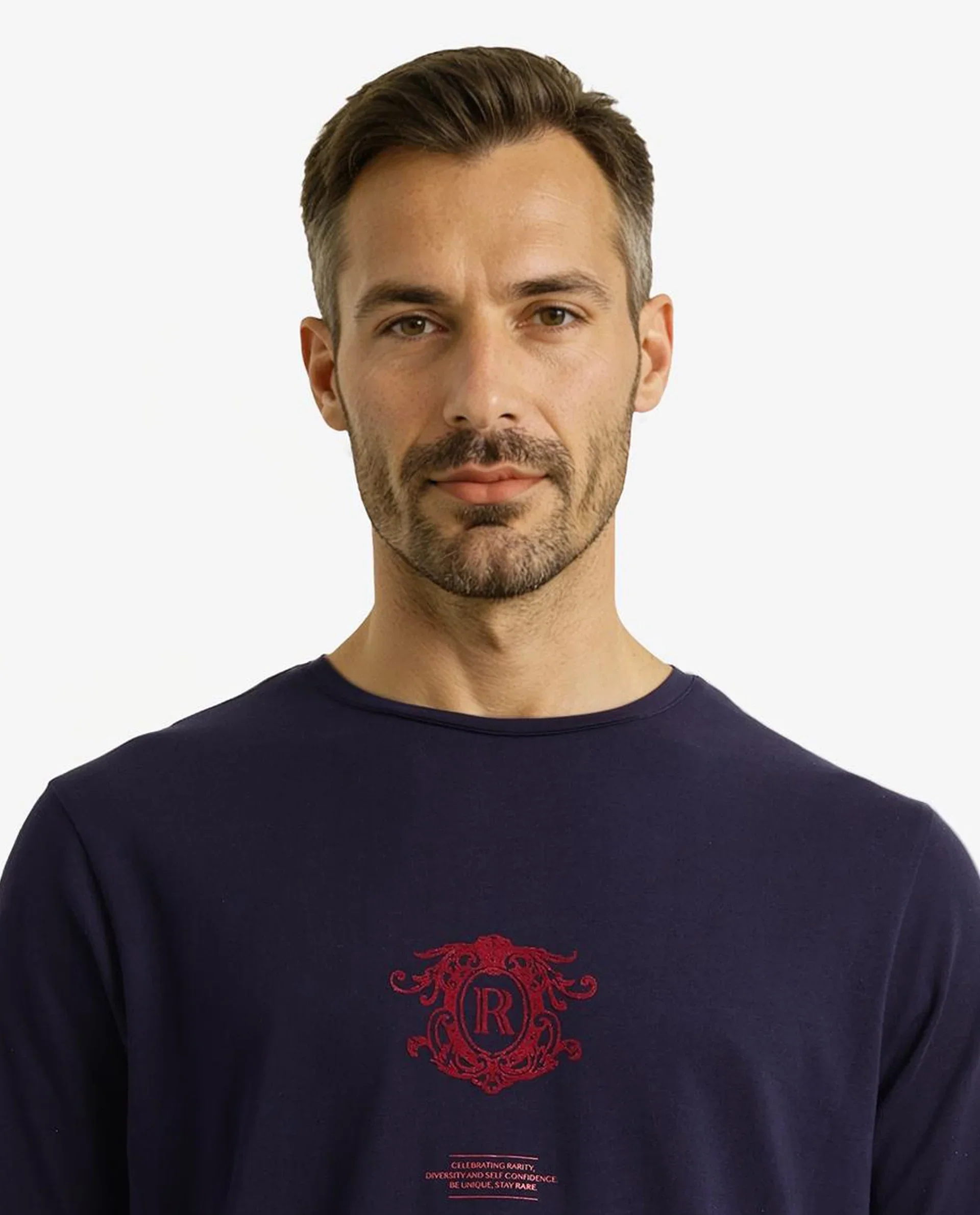 Rare Rabbit Men's Graphic Print Regular Fit Half Sleeve Crew Neck T-Shirt - Image 2