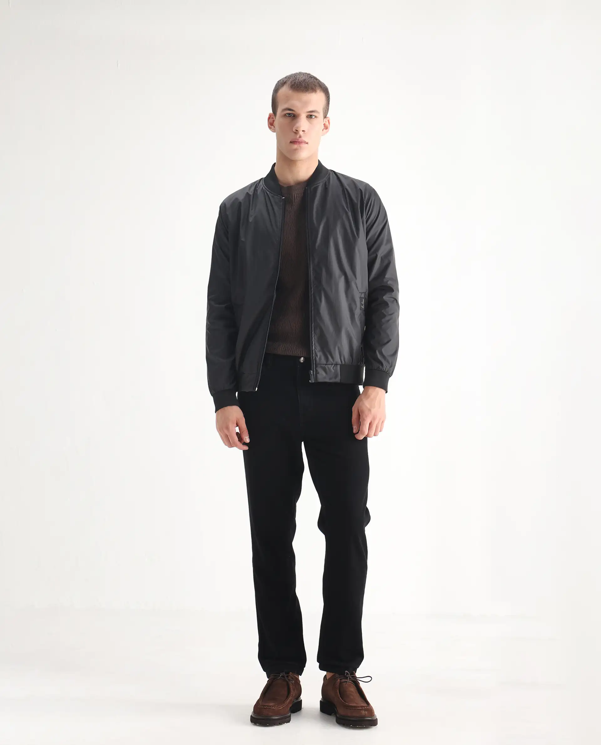 Rare Rabbit Men's Khal Black Cotton Plain Kurt Carrot Fit Jeans - Image 3
