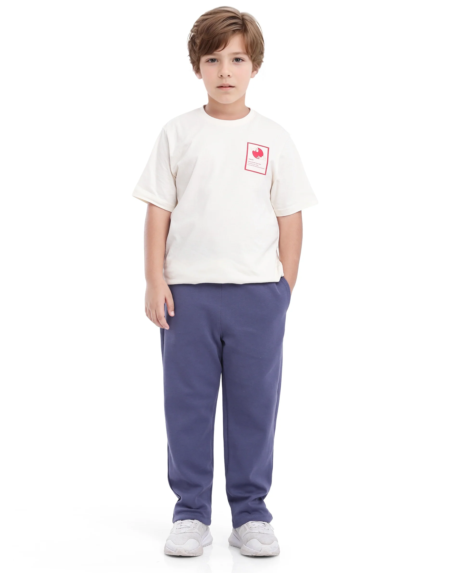 Rare Ones Kids Divo Dusky Purple Cotton Poly Drawstring Solid Trackpant - Image 3