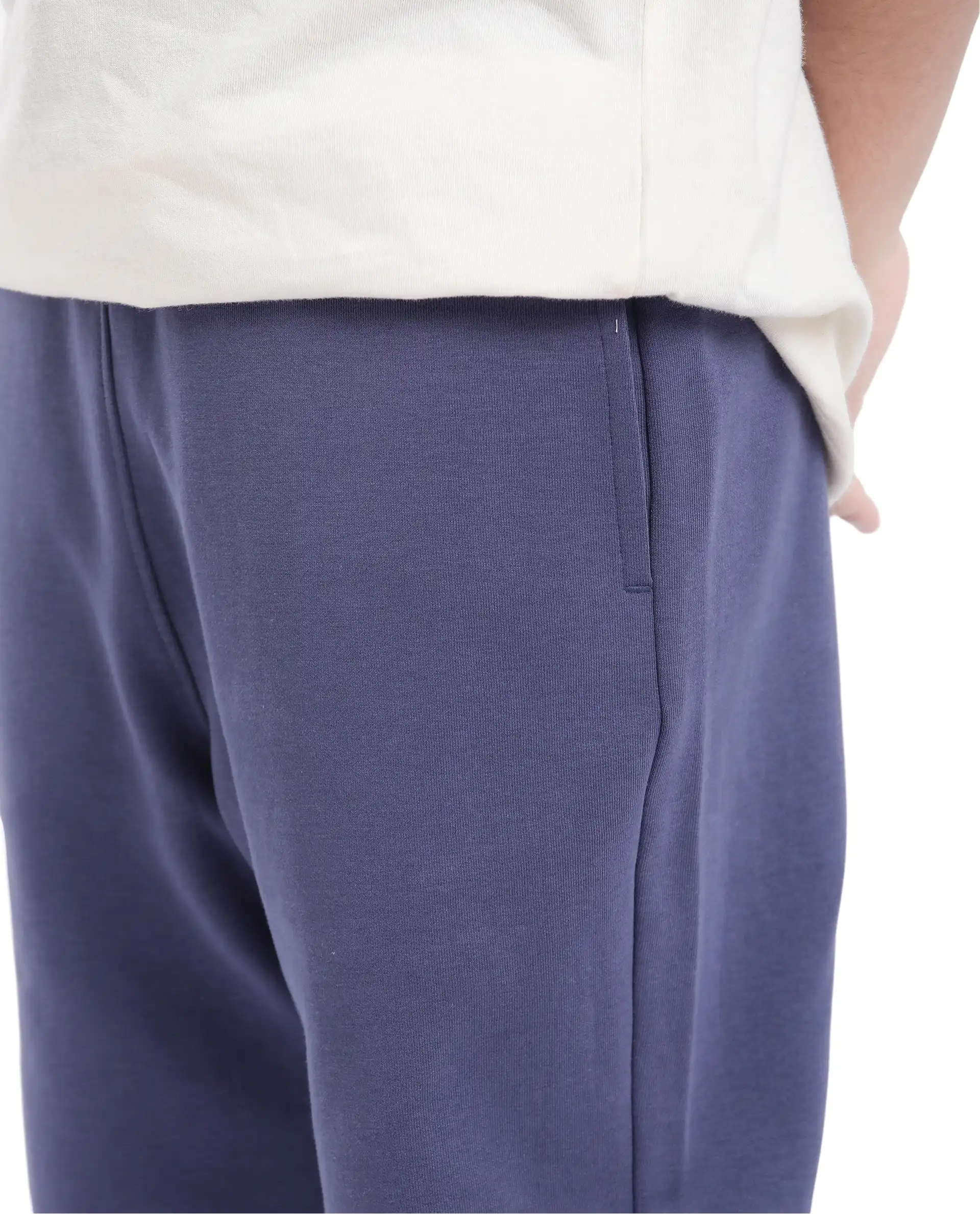 Rare Ones Kids Divo Dusky Purple Cotton Poly Drawstring Solid Trackpant - Image 4