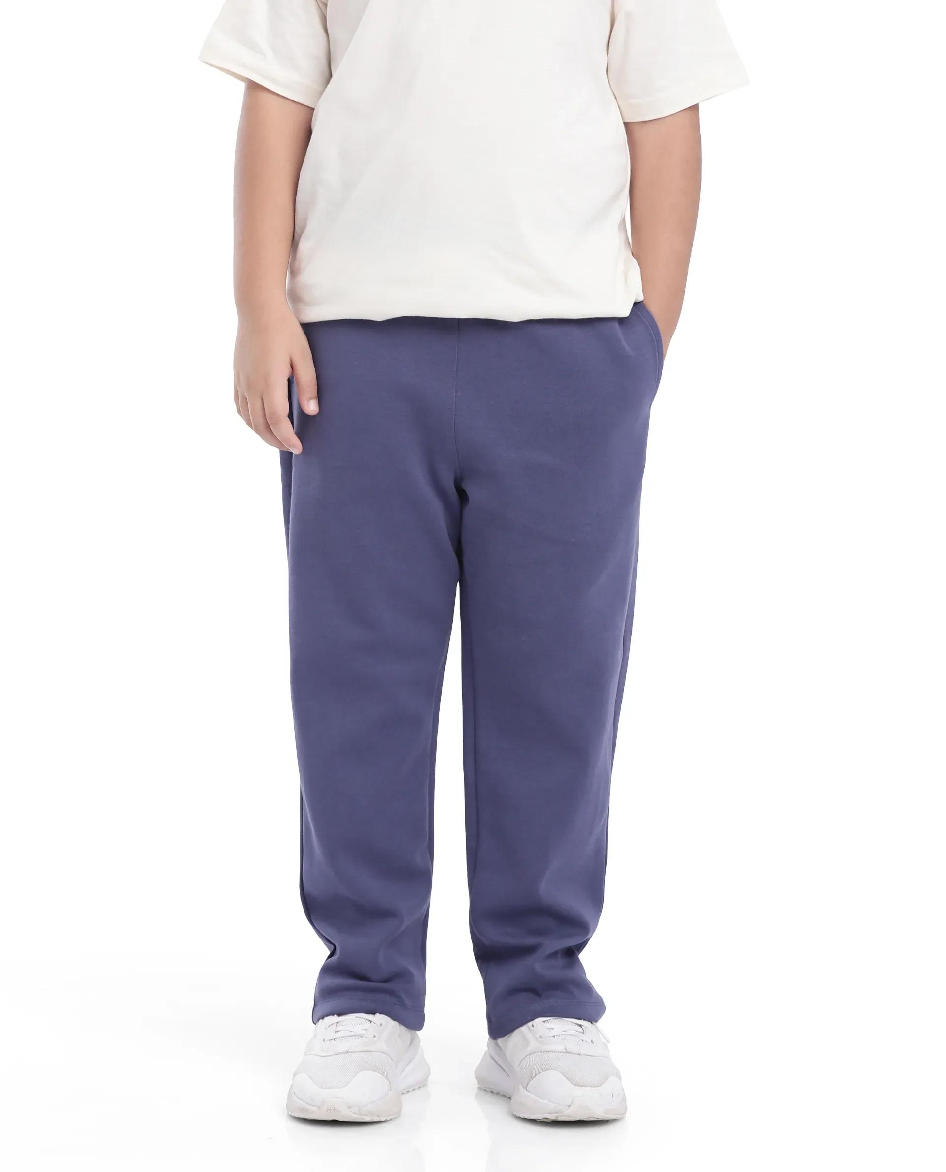 Rare Ones Kids Divo Dusky Purple Cotton Poly Drawstring Solid Trackpant - Image 5