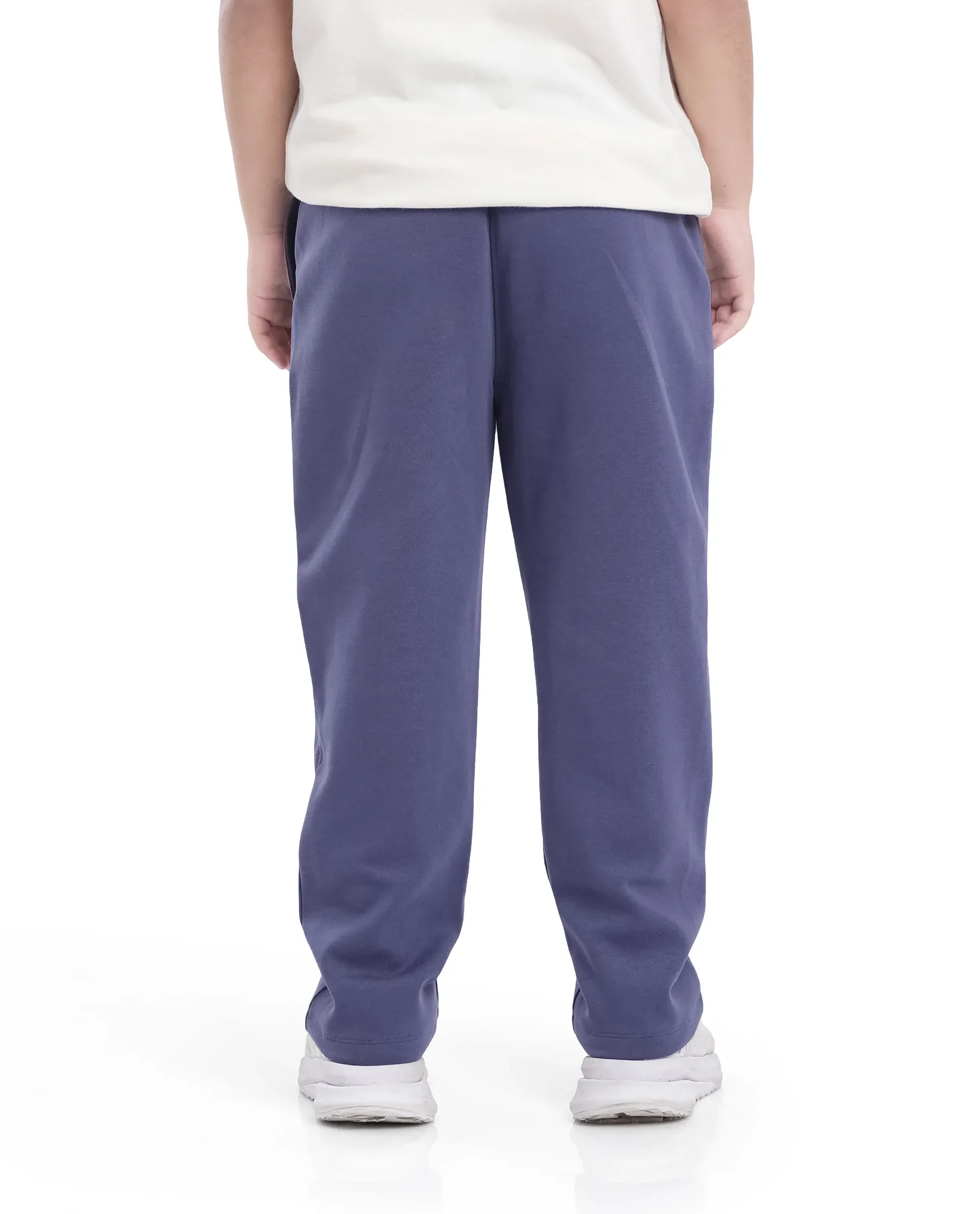 Rare Ones Kids Divo Dusky Purple Cotton Poly Drawstring Solid Trackpant - Image 8